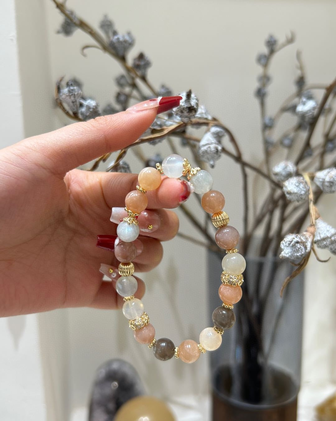 Natural Colored Crystal Bracelet