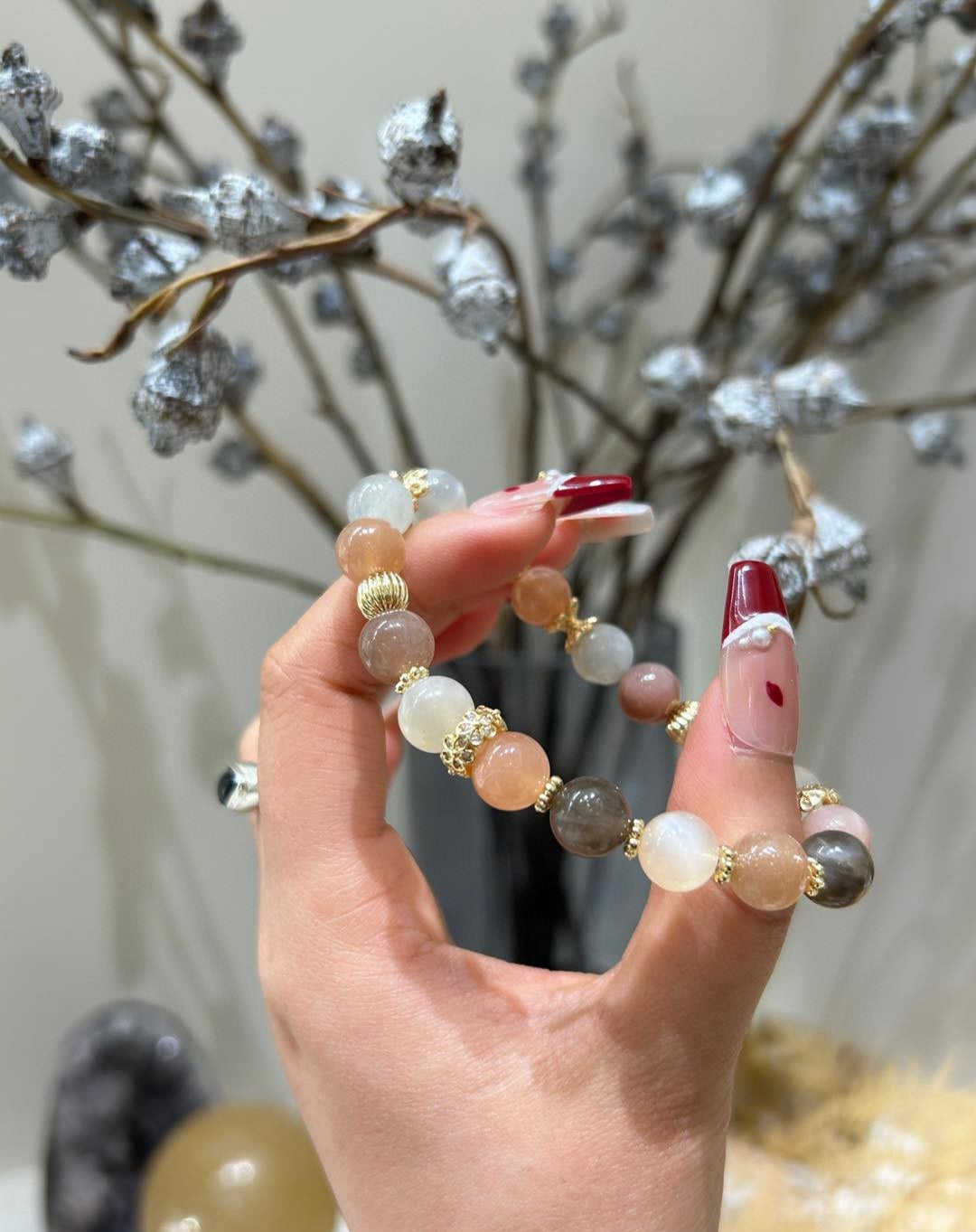 Natural Colored Crystal Bracelet