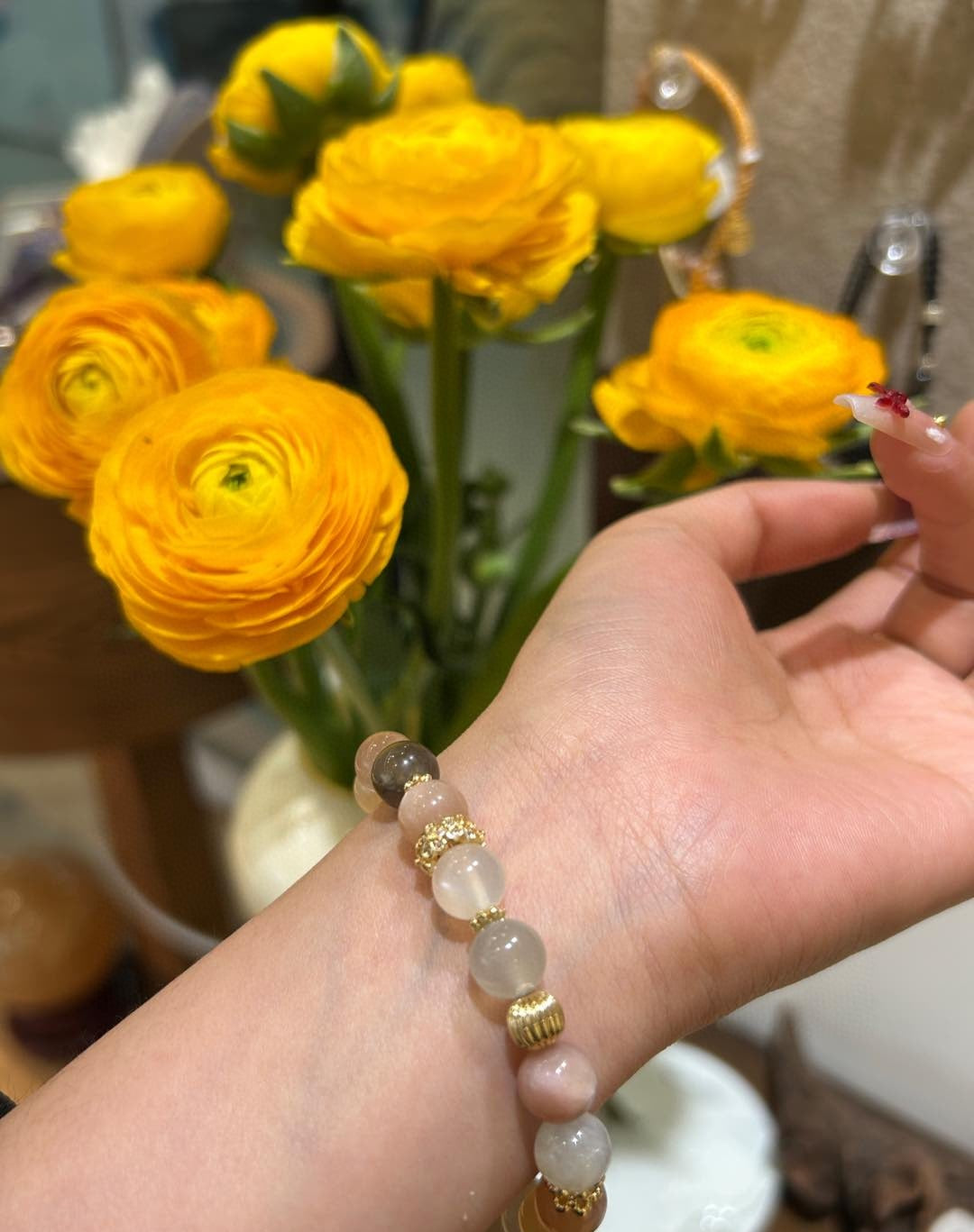 Natural Colored Crystal Bracelet