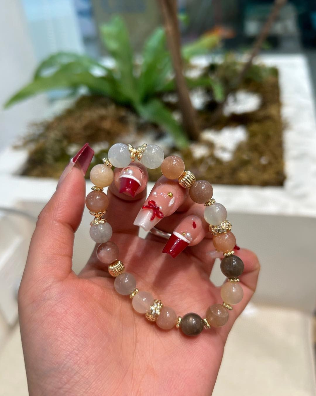 Natural Colored Crystal Bracelet
