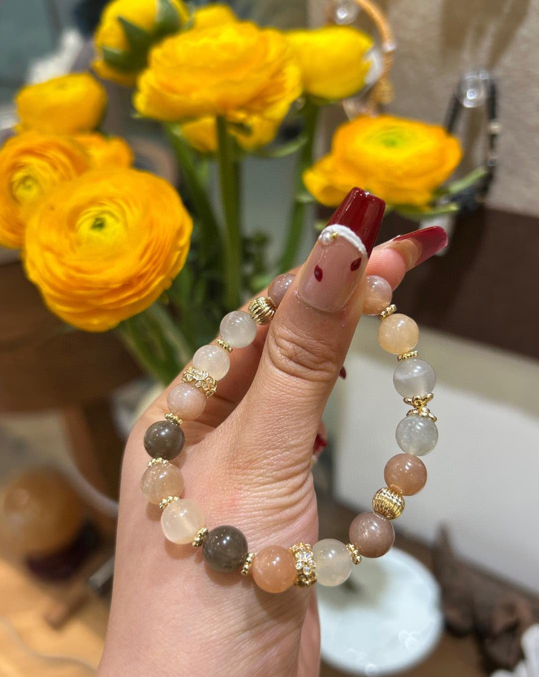 Natural Colored Crystal Bracelet