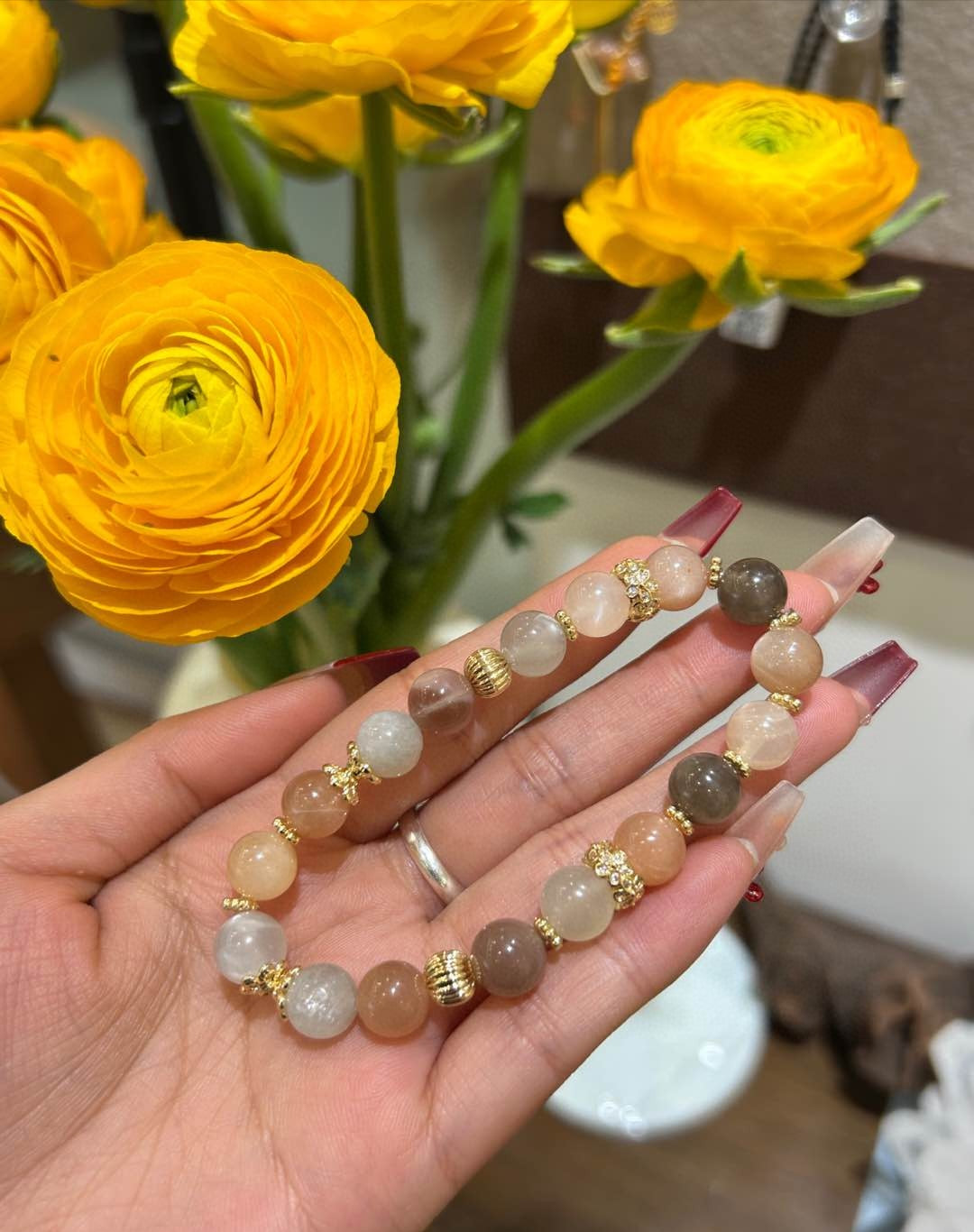 Natural Colored Crystal Bracelet