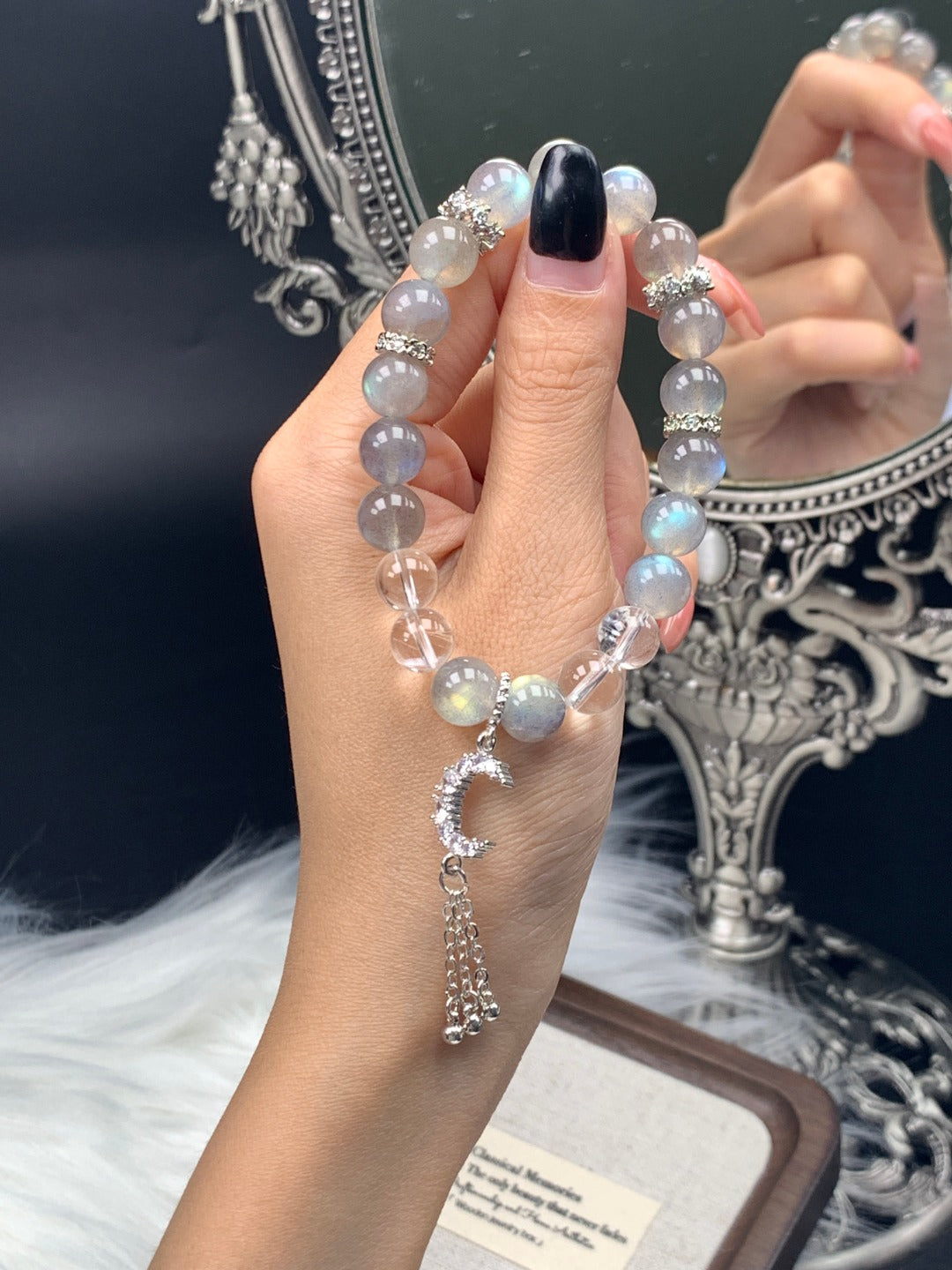 Lunar Glow Spirit Crystal Bracelet