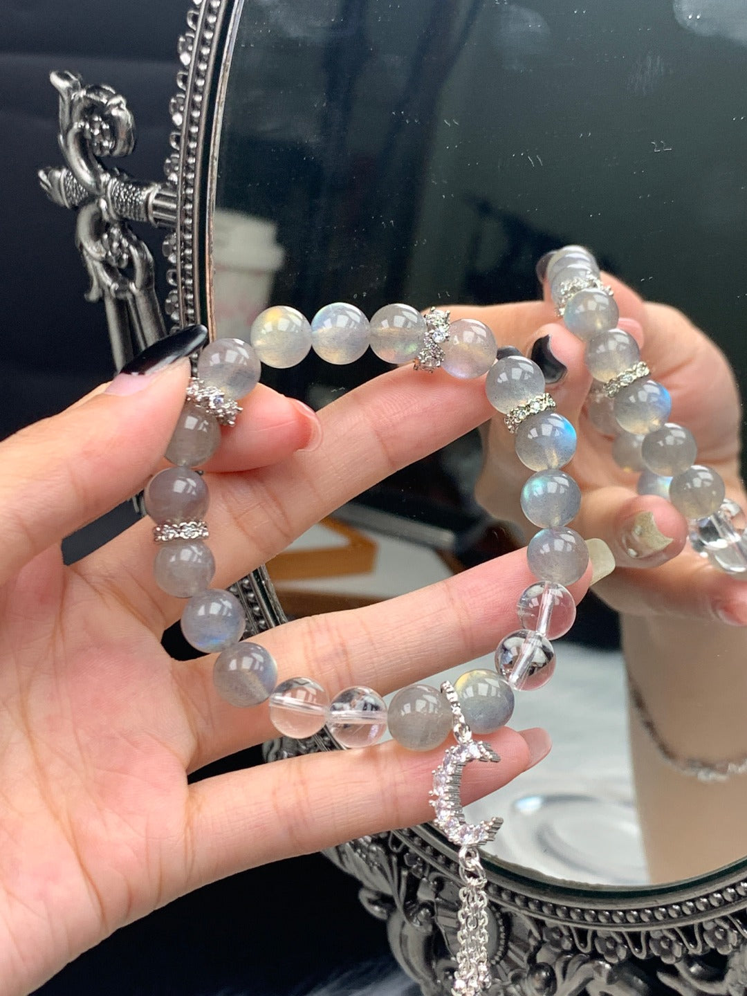 Lunar Glow Spirit Crystal Bracelet
