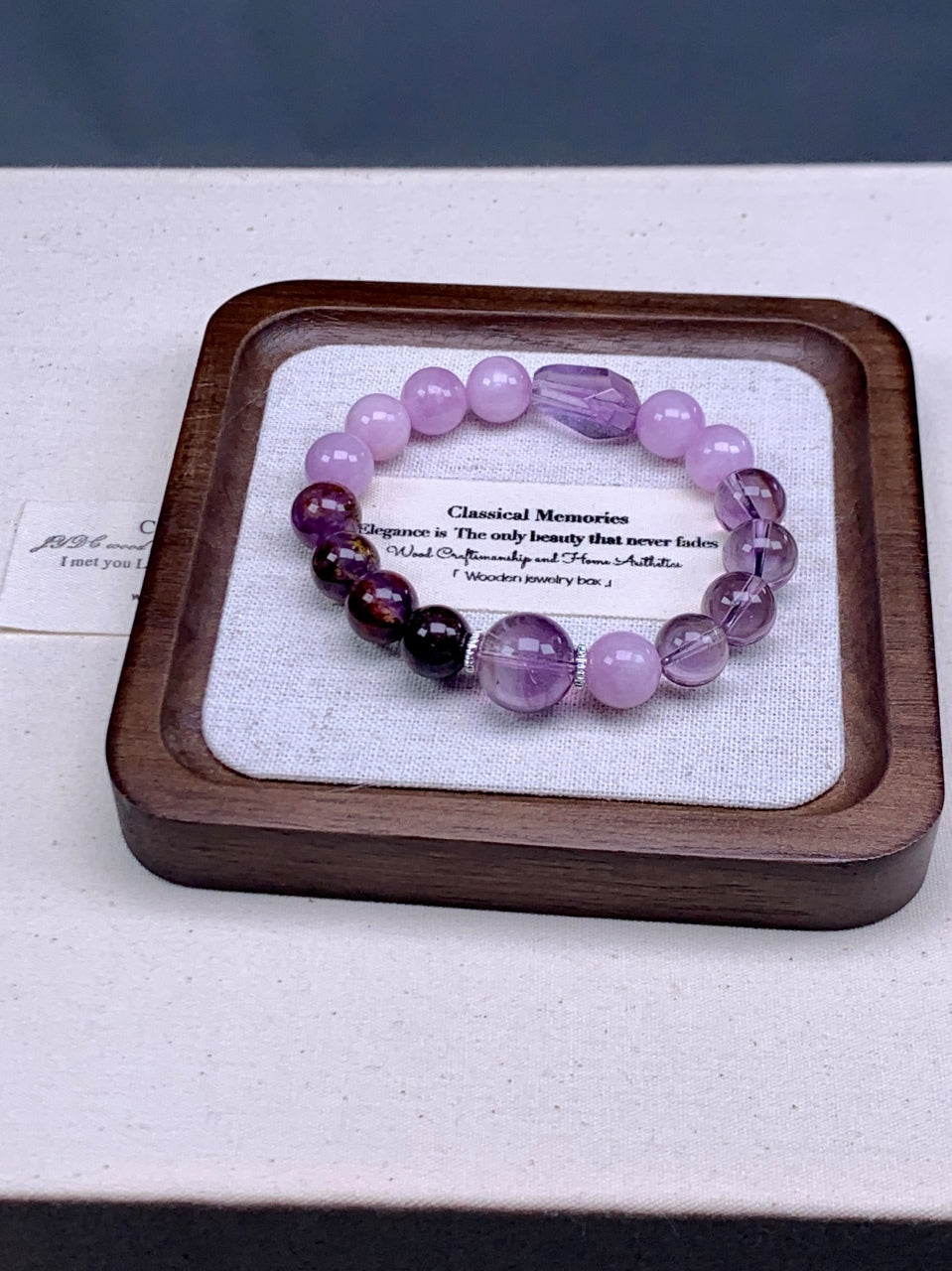 Purple Charm Spiritual Shine Bracelet
