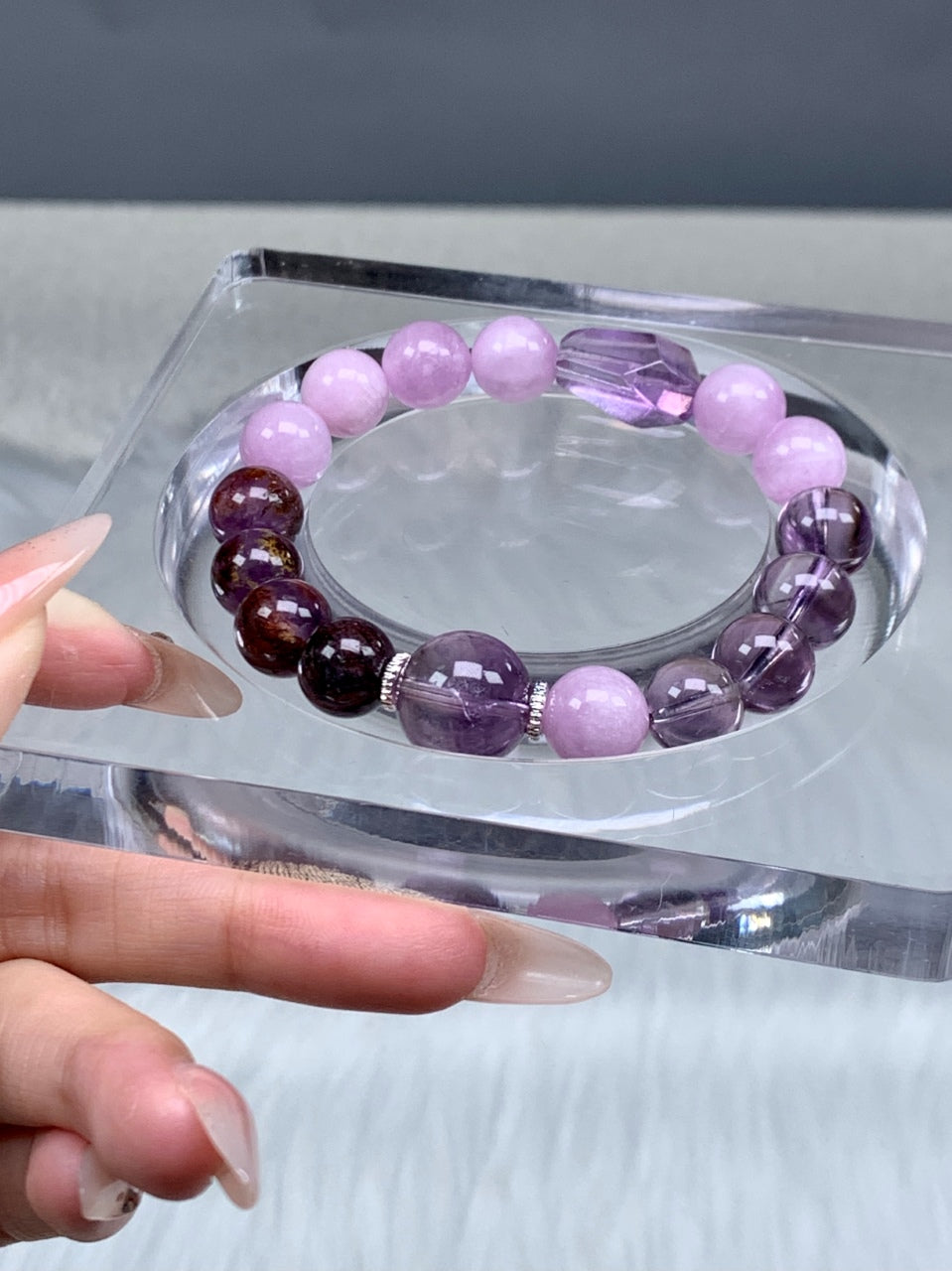 Purple Charm Spiritual Shine Bracelet