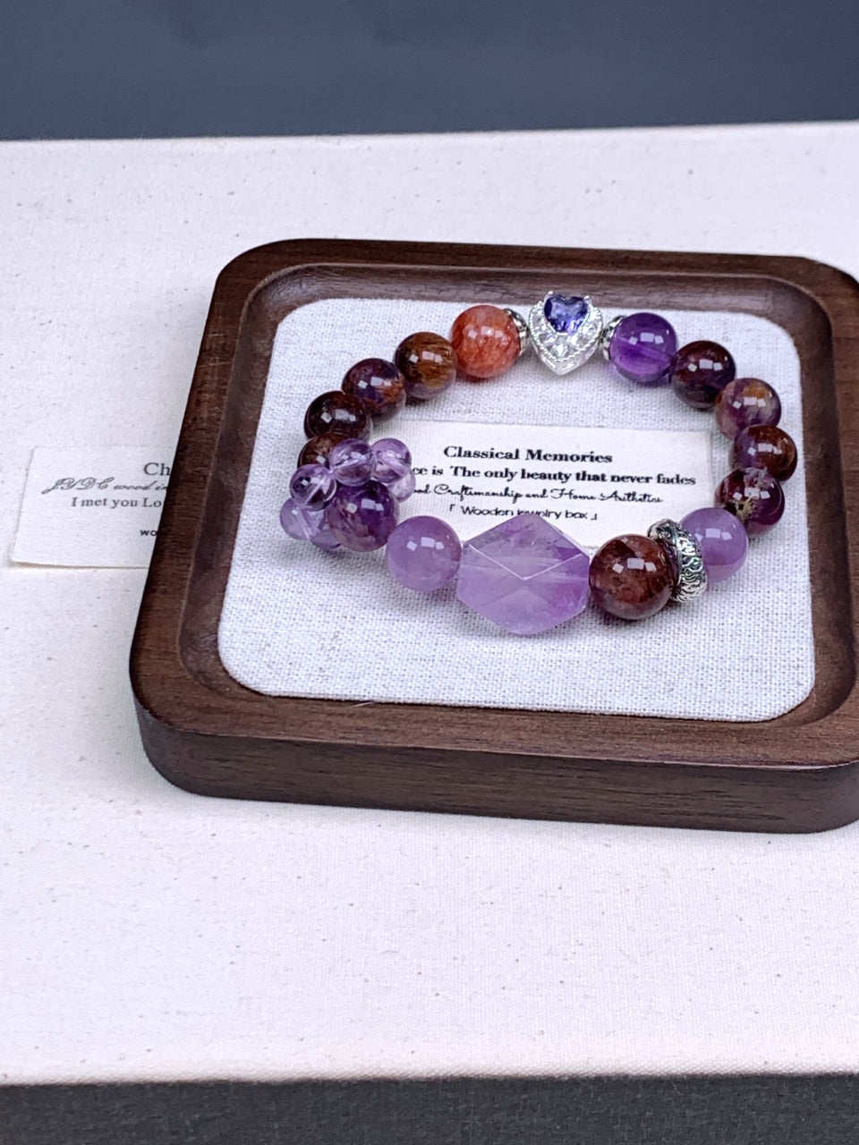 Purple Charm Spiritual Allure Bracelet
