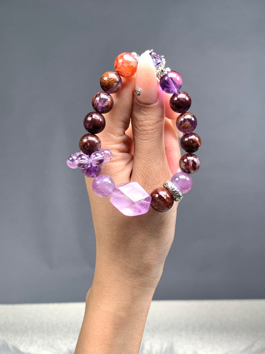 Purple Charm Spiritual Allure Bracelet
