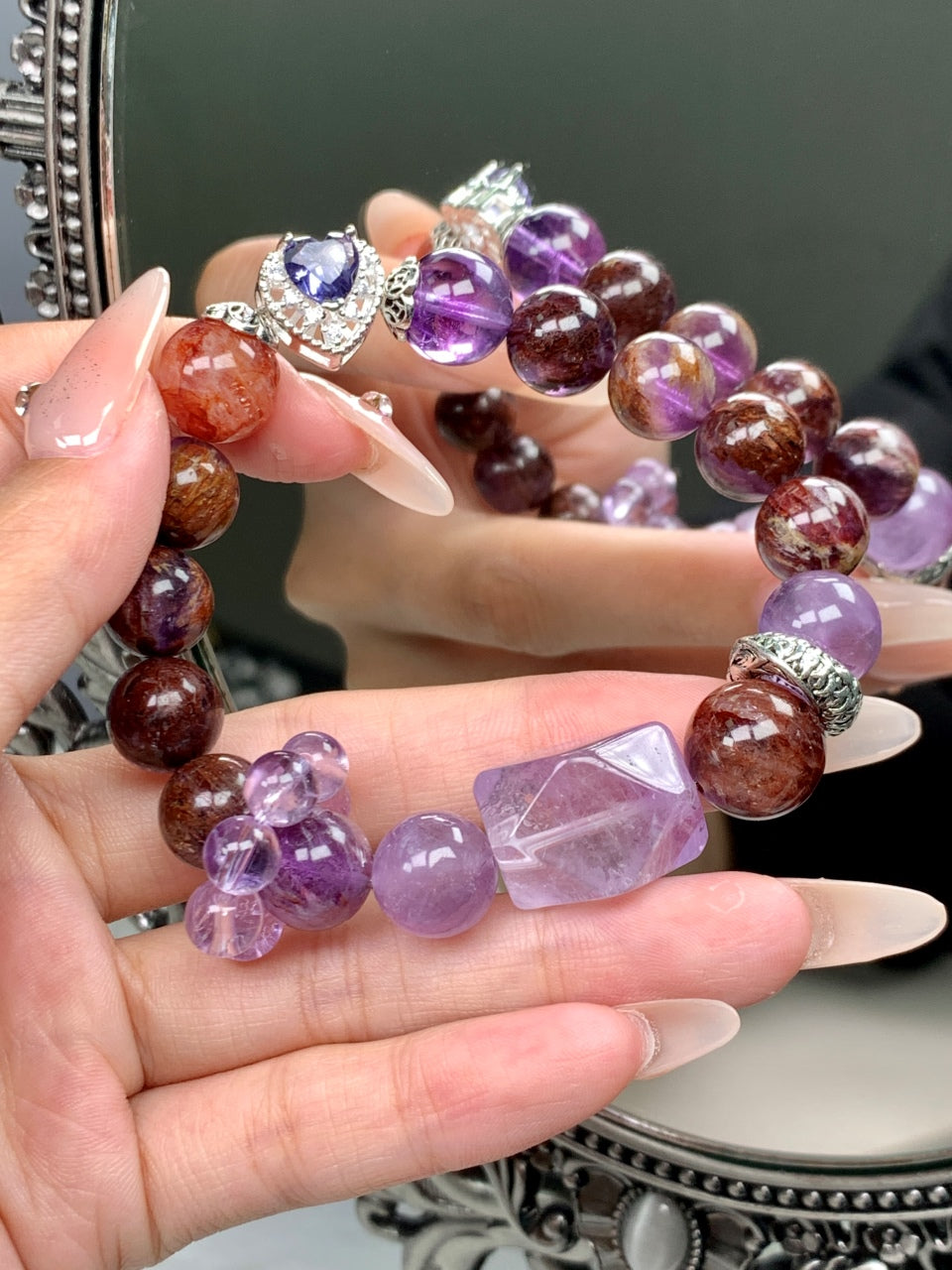Purple Charm Spiritual Allure Bracelet