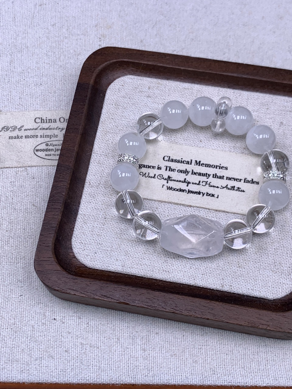 Spiritual Essence Stacked Crystal Bracelet