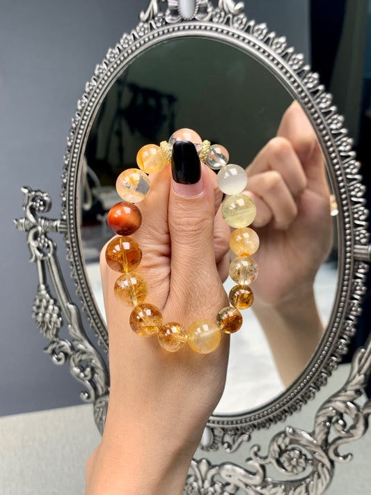 Rich Earth Spiritual Charm Bracelet