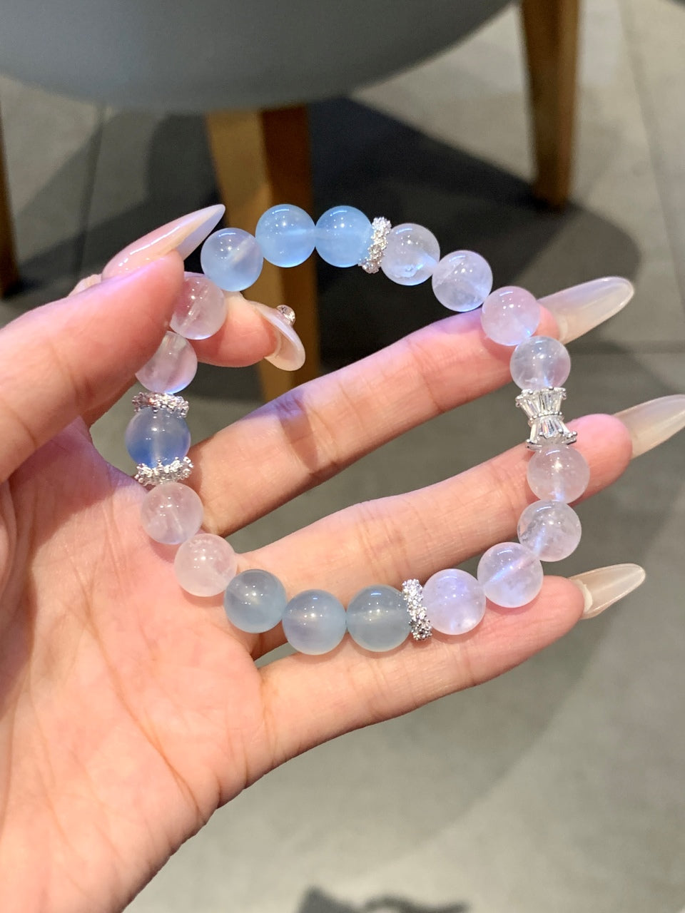Sapphire moonlight bracelet