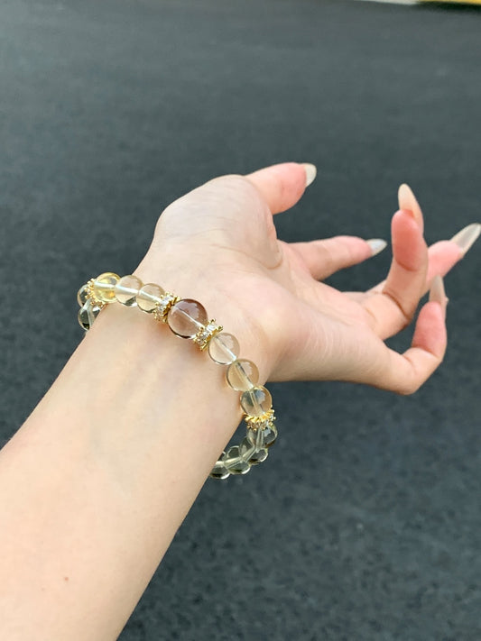 Tan Intertwined Light Bracelet