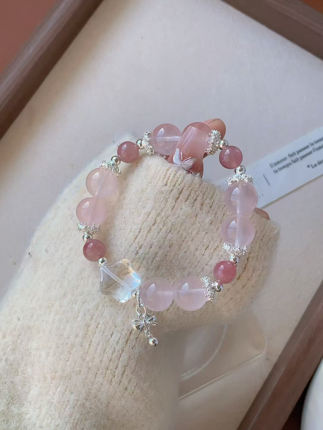 Pink Crystal Bracelet