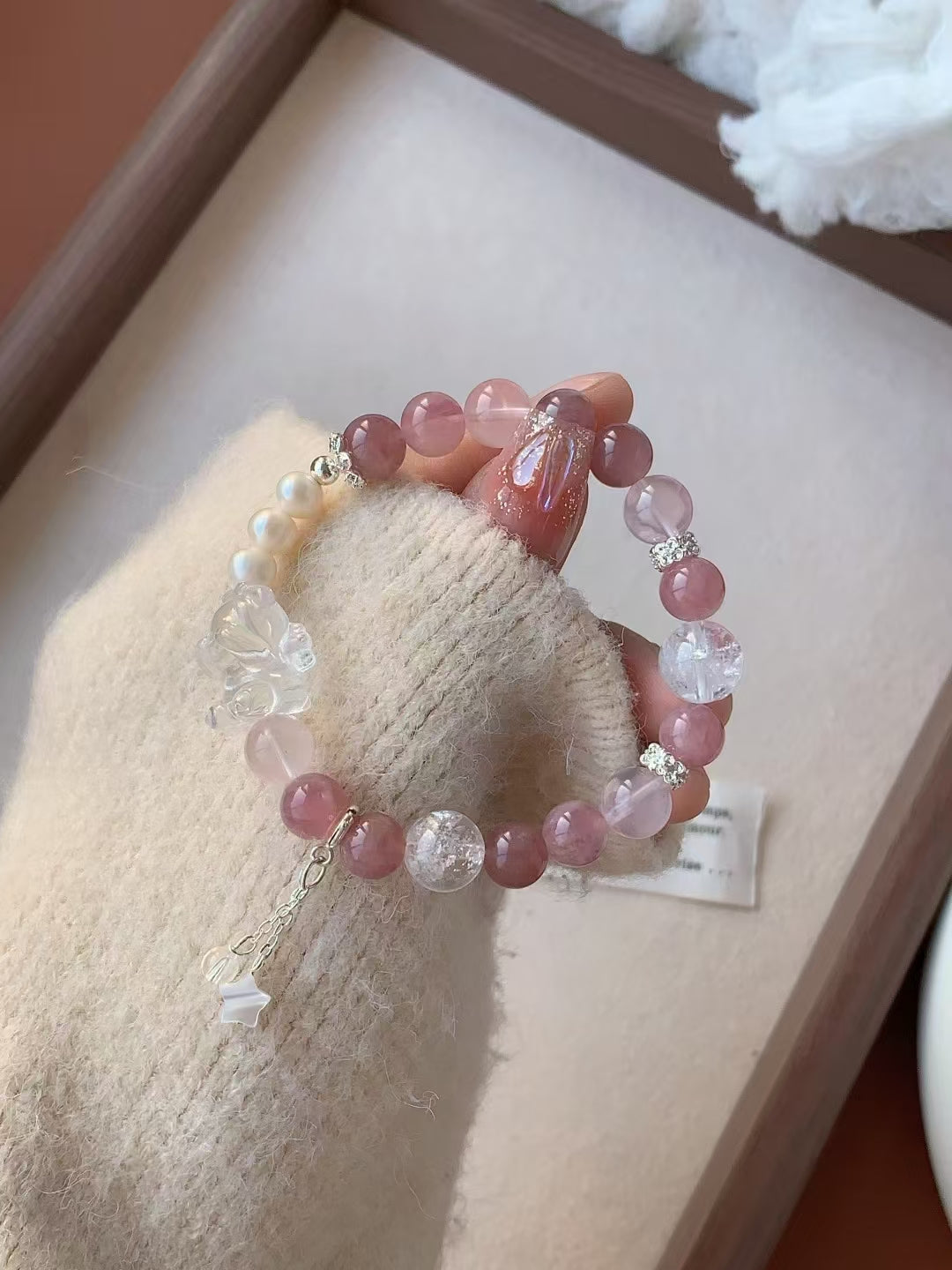 Pink Crystal Bracelet