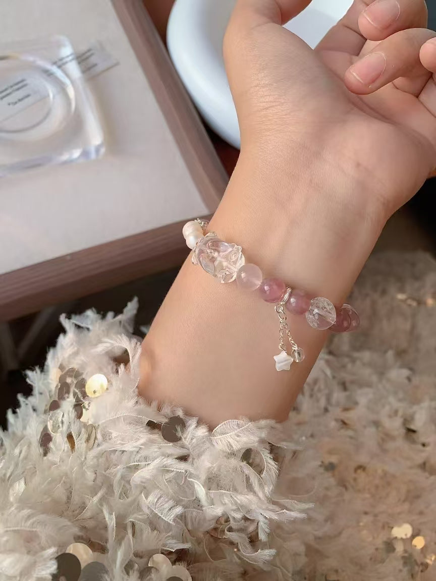 Pink Crystal Bracelet