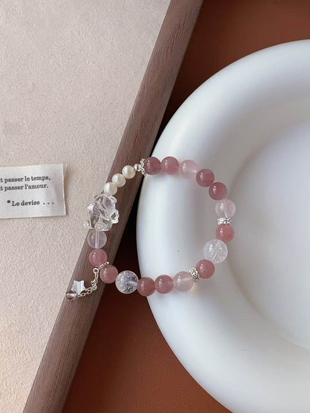 Pink Crystal Bracelet