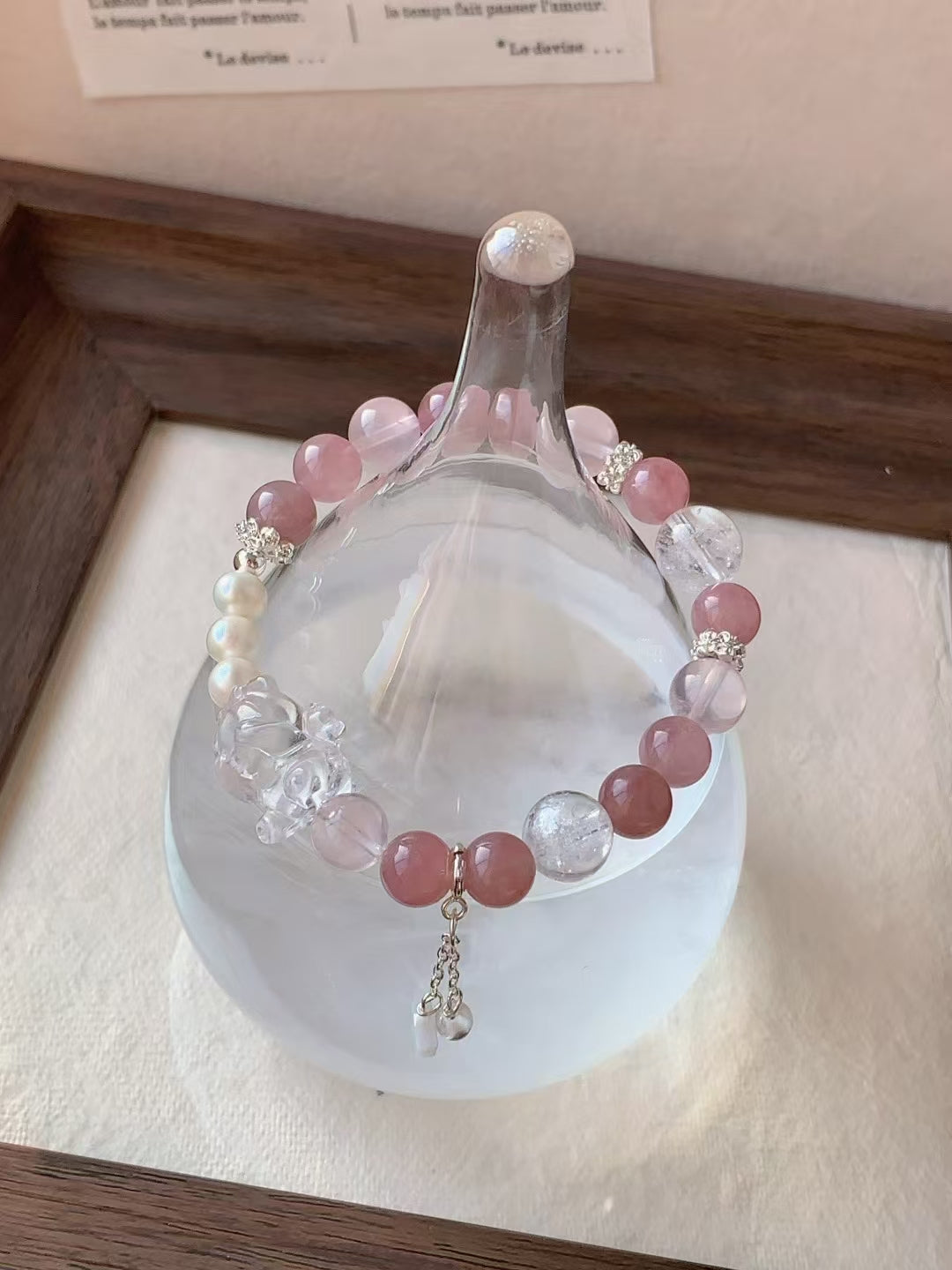 Pink Crystal Bracelet