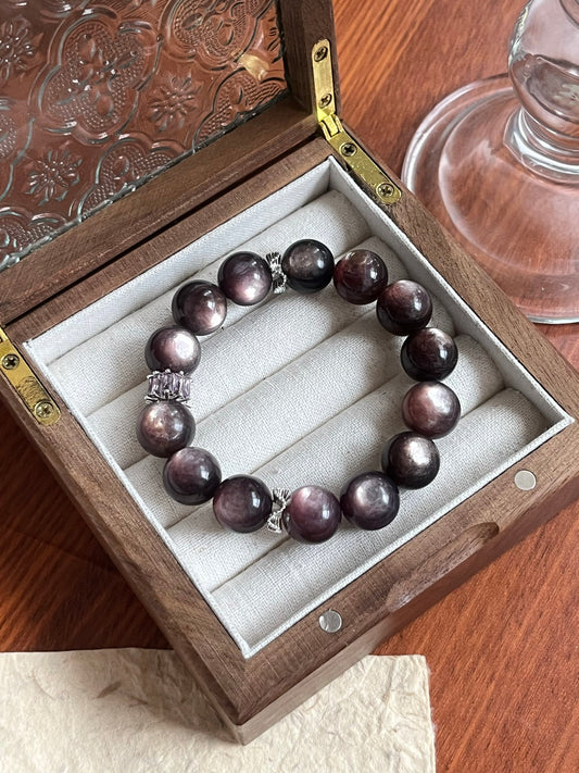 Purple Lepidolite Bracelet