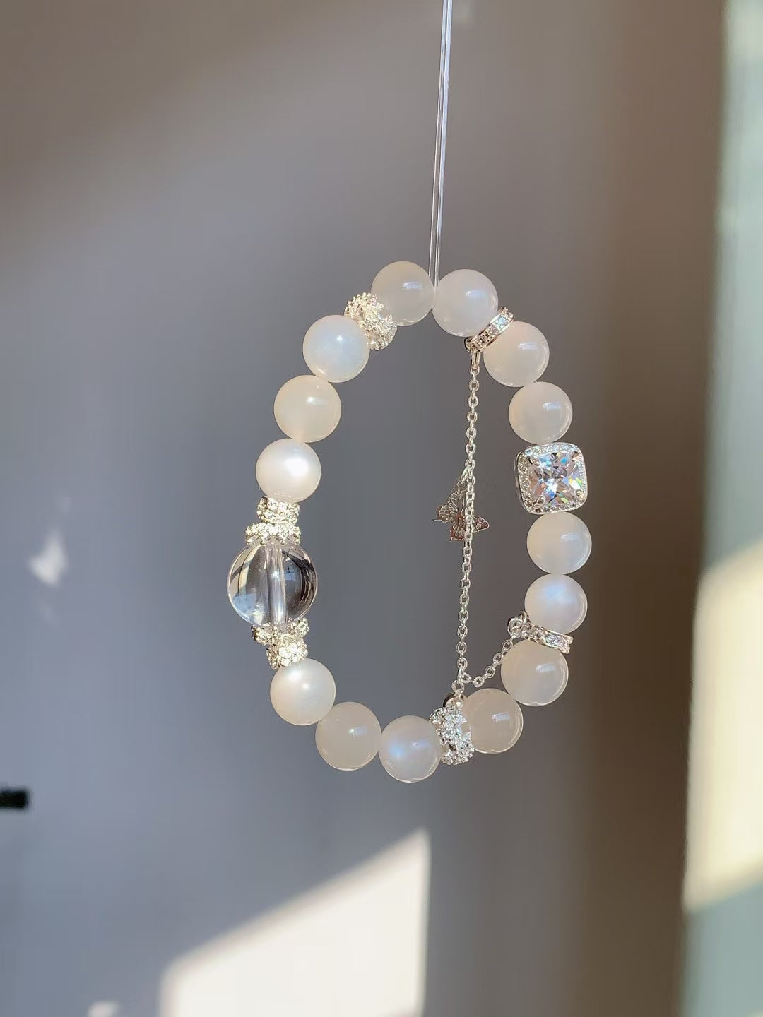 Moonstone & Crystal Bracelet