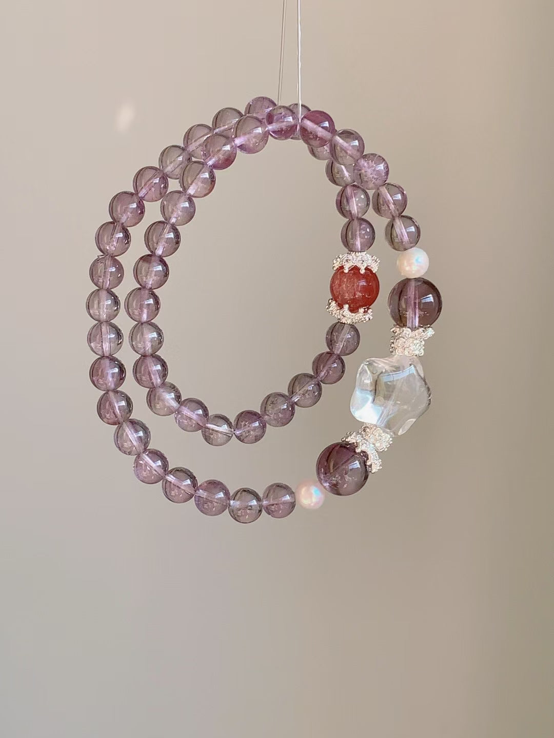 Super Seven & Clear Quartz Star Bracelet
