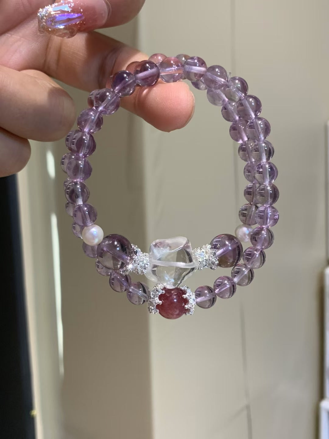Super Seven & Clear Quartz Star Bracelet
