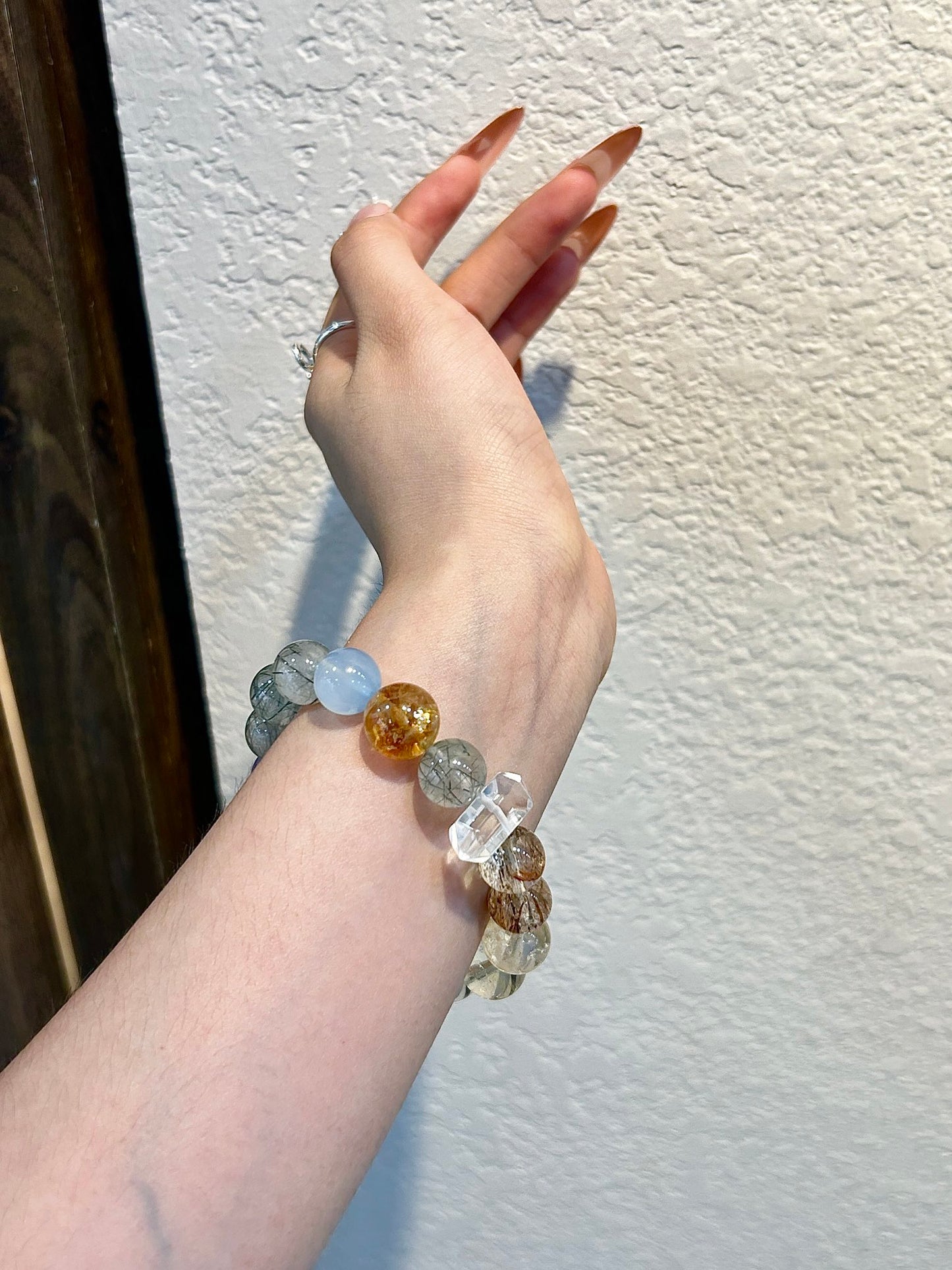 Rainbow crystal bracelet