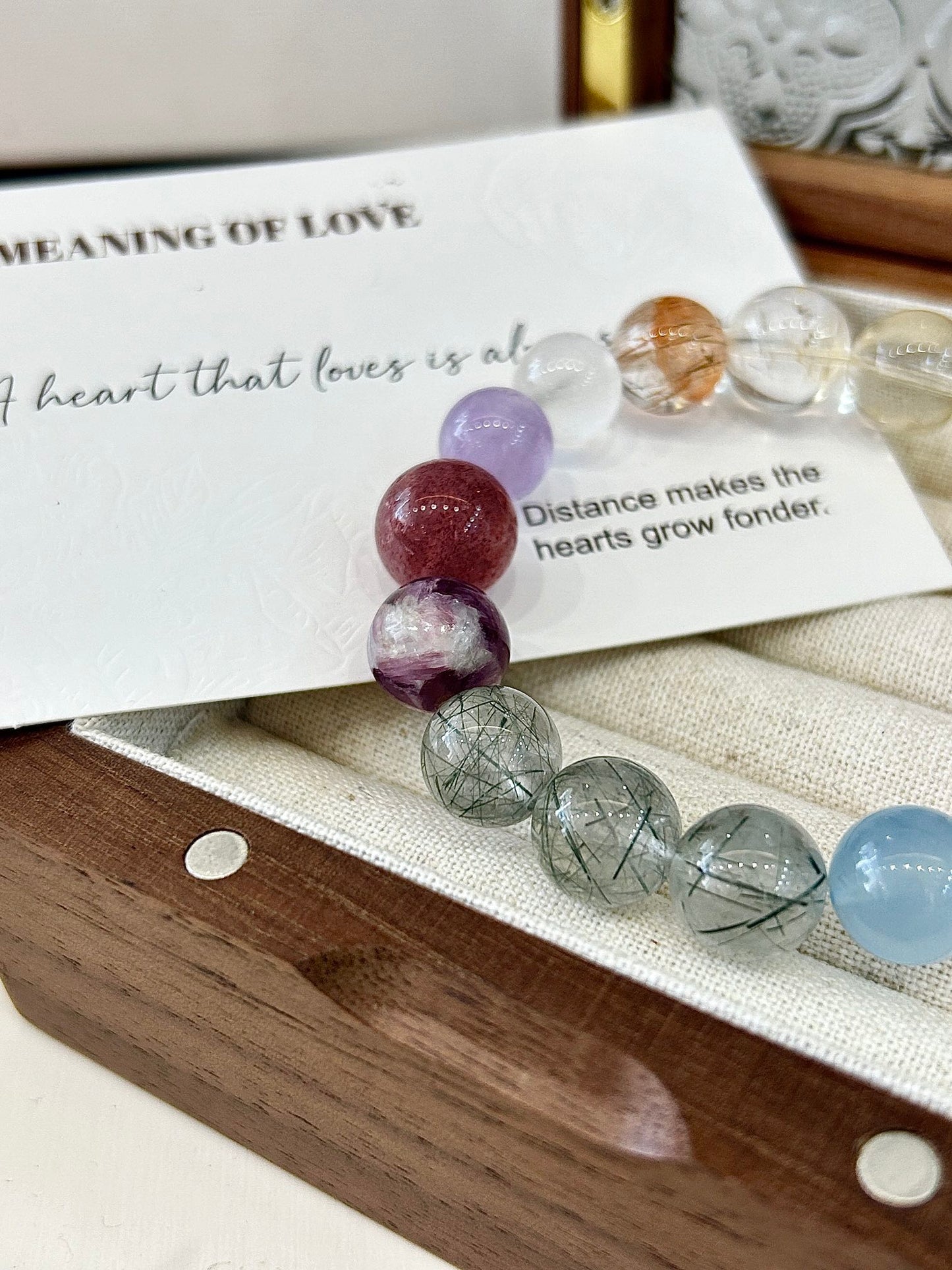 Rainbow crystal bracelet