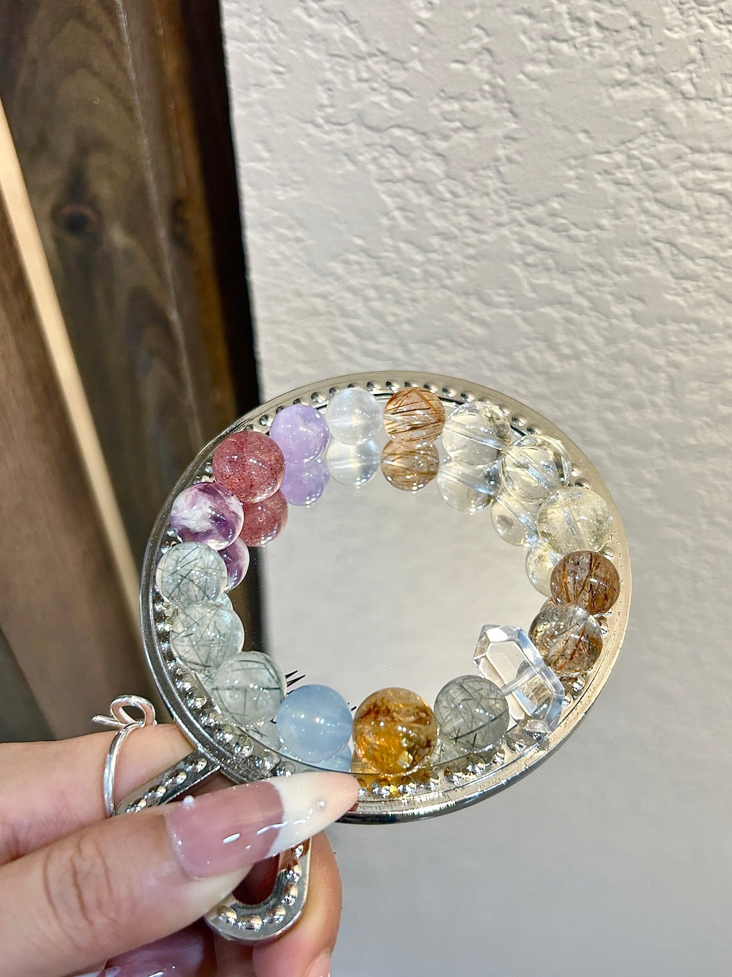 Rainbow crystal bracelet