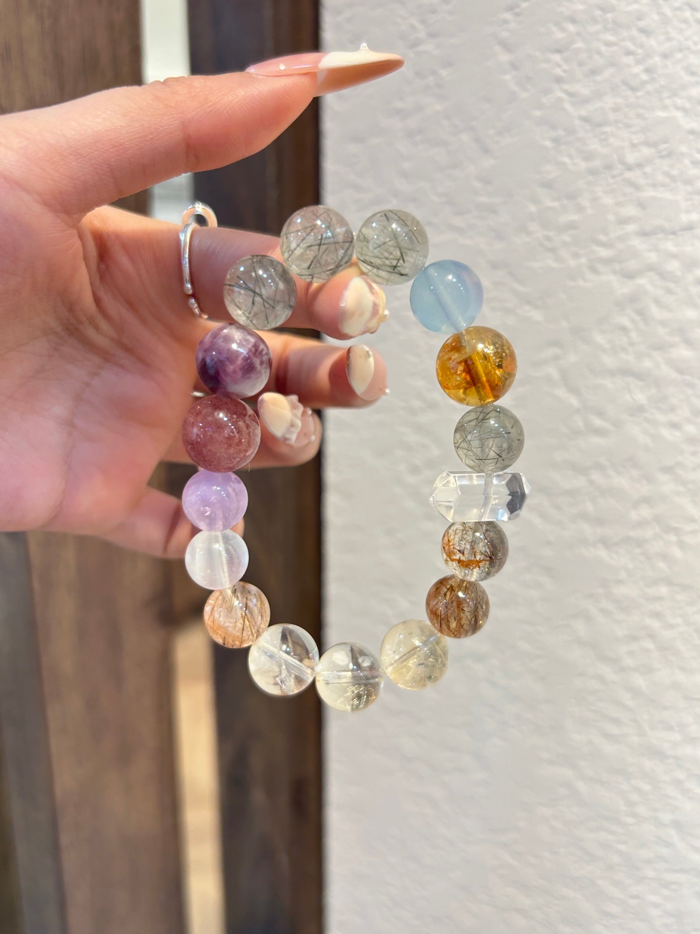 Rainbow crystal bracelet