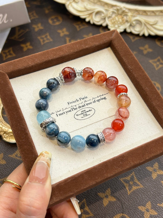 Ocean Flame Crystal Bracelet