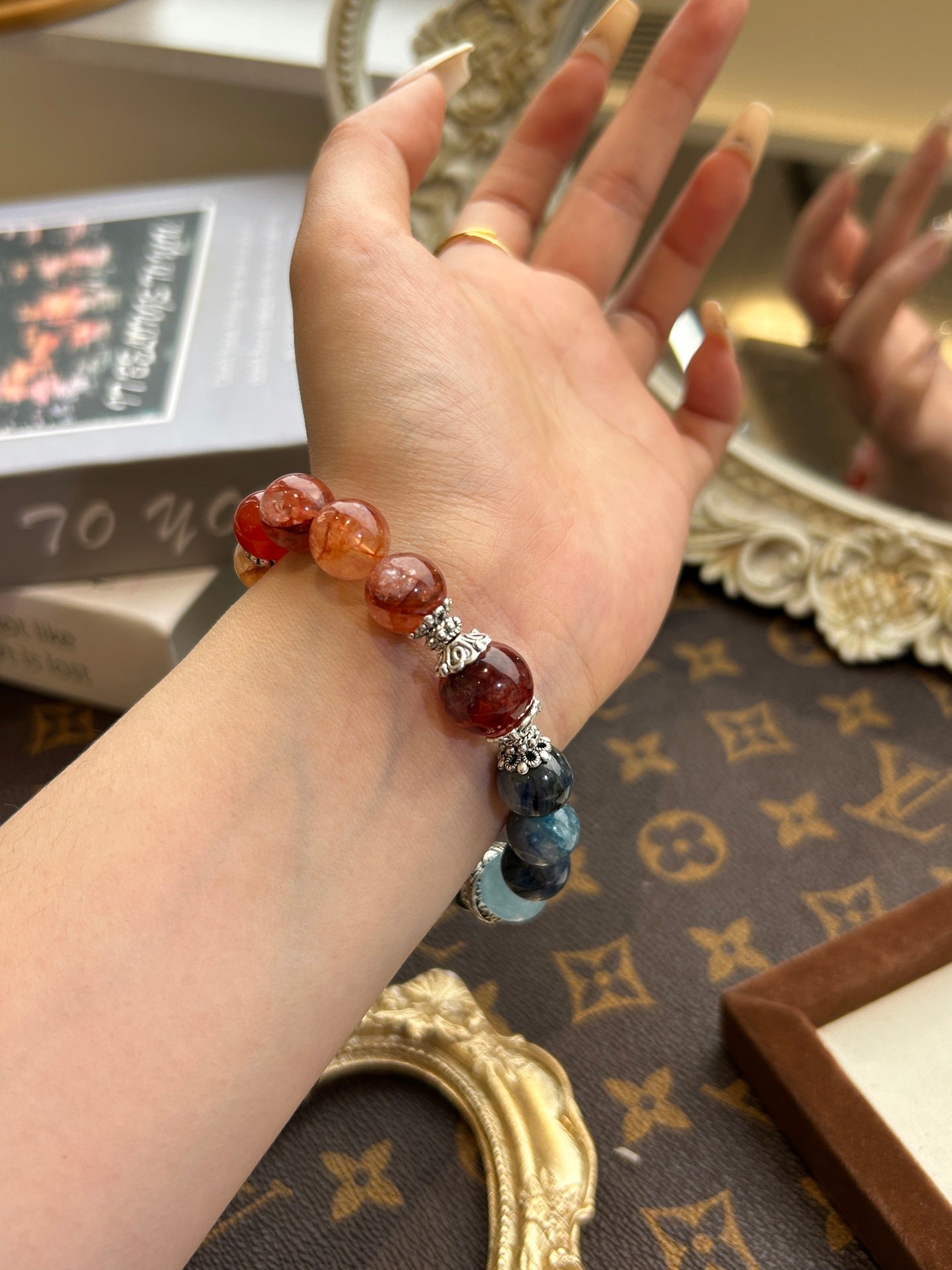 Ocean Flame Crystal Bracelet