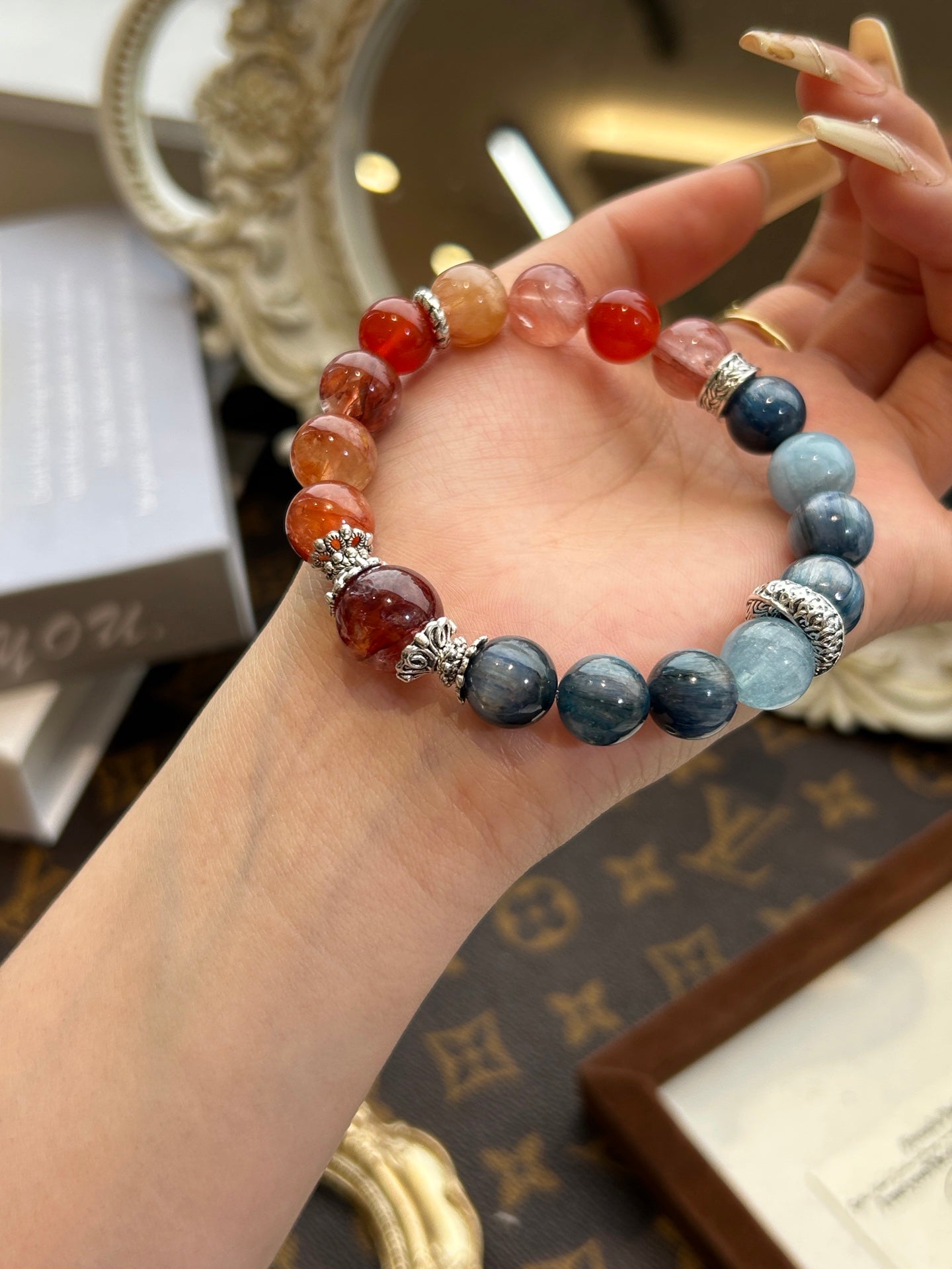 Ocean Flame Crystal Bracelet