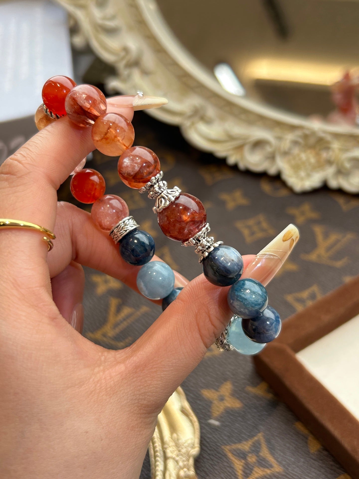 Ocean Flame Crystal Bracelet