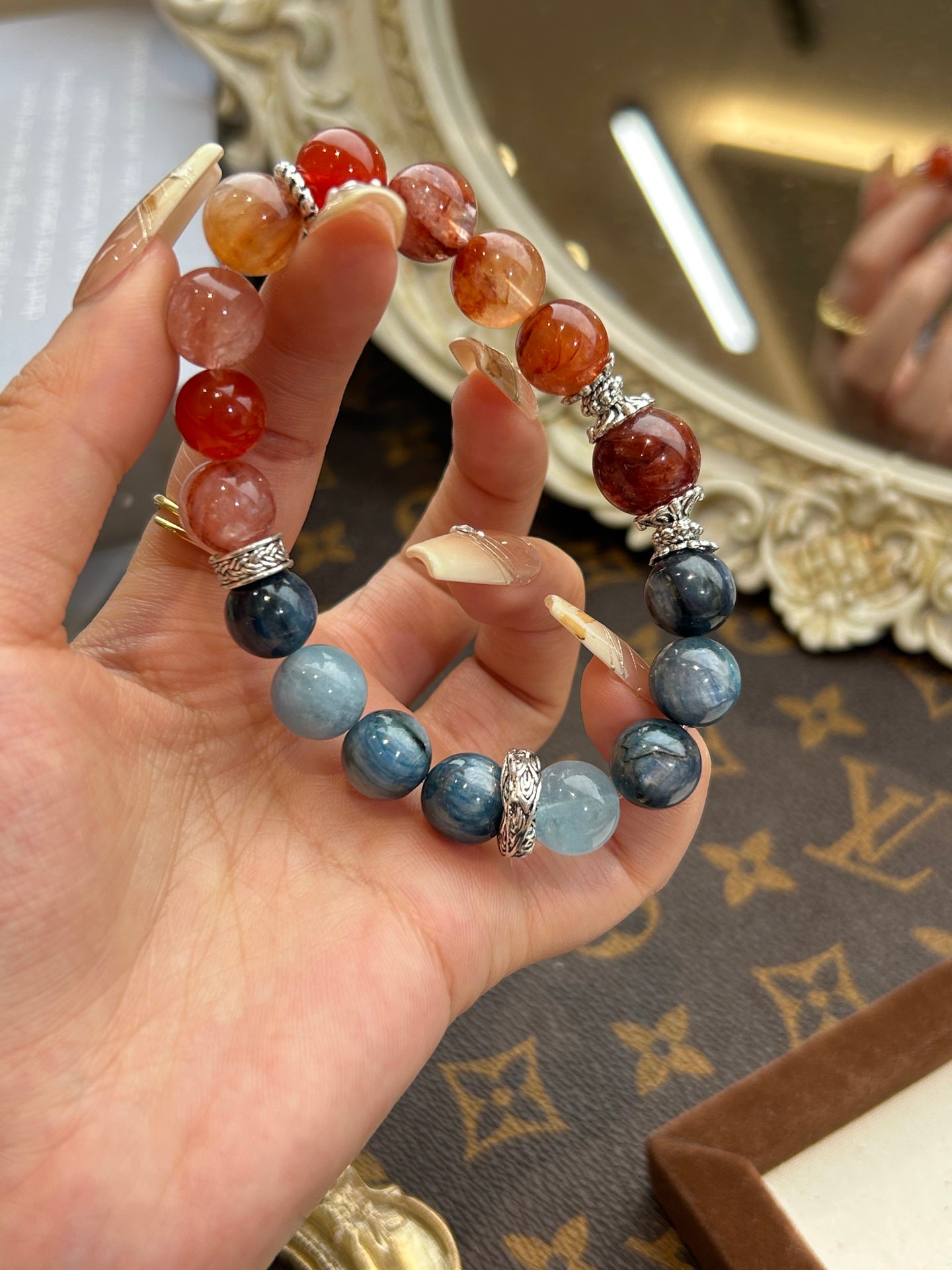 Ocean Flame Crystal Bracelet