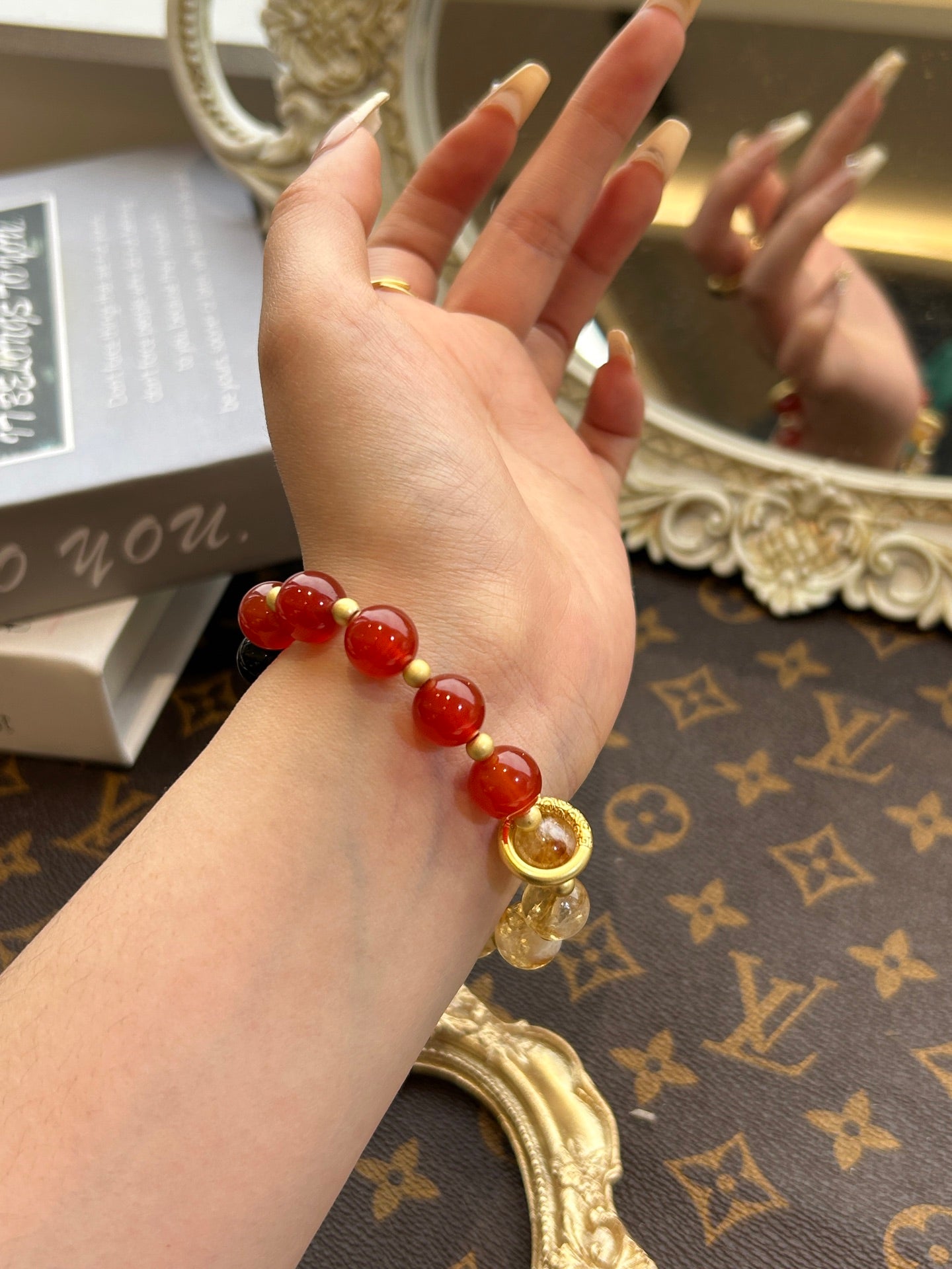 Carnelian & Citrine Bracelet