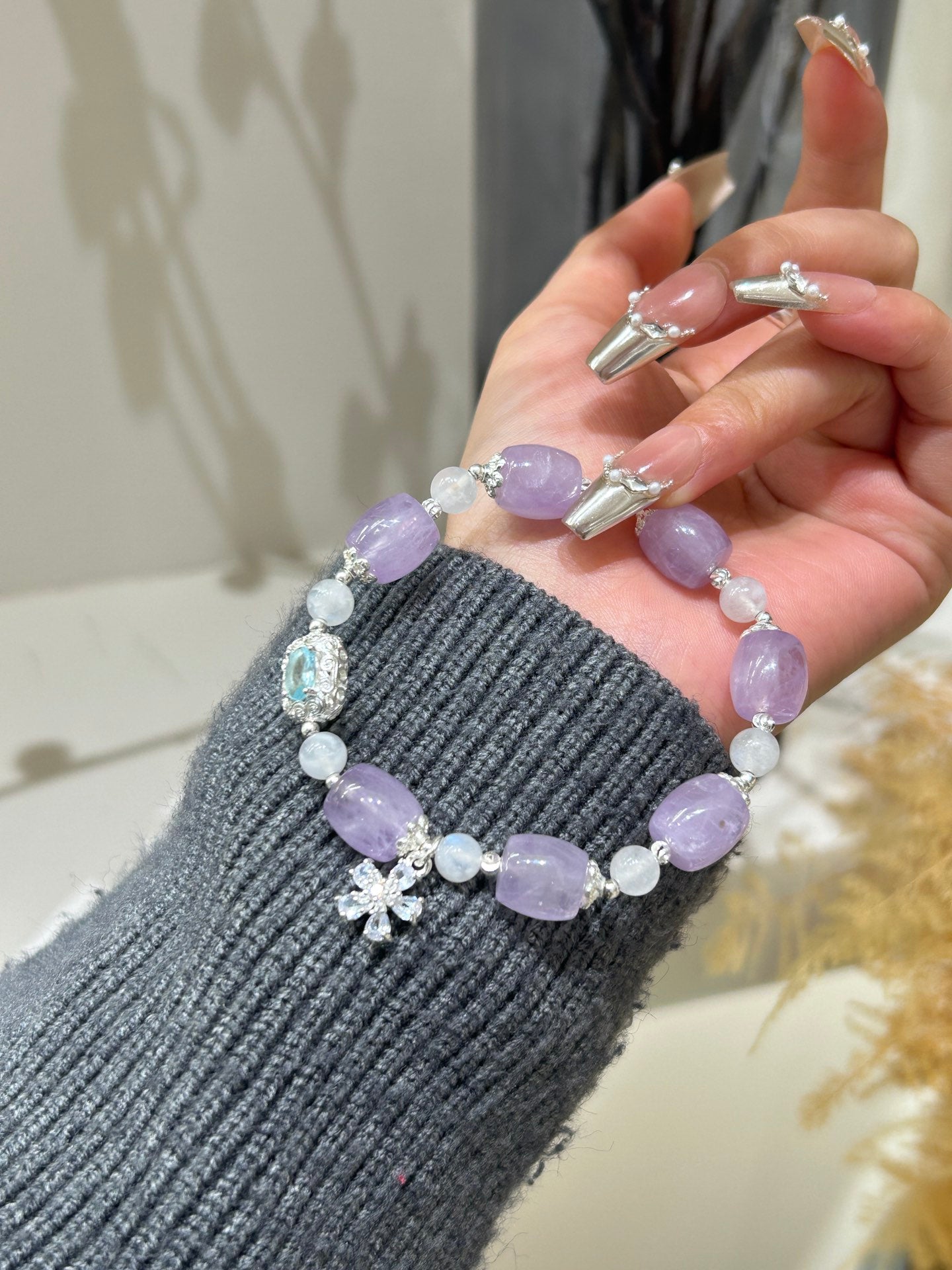 Kunzite & Moonstone Bracelet