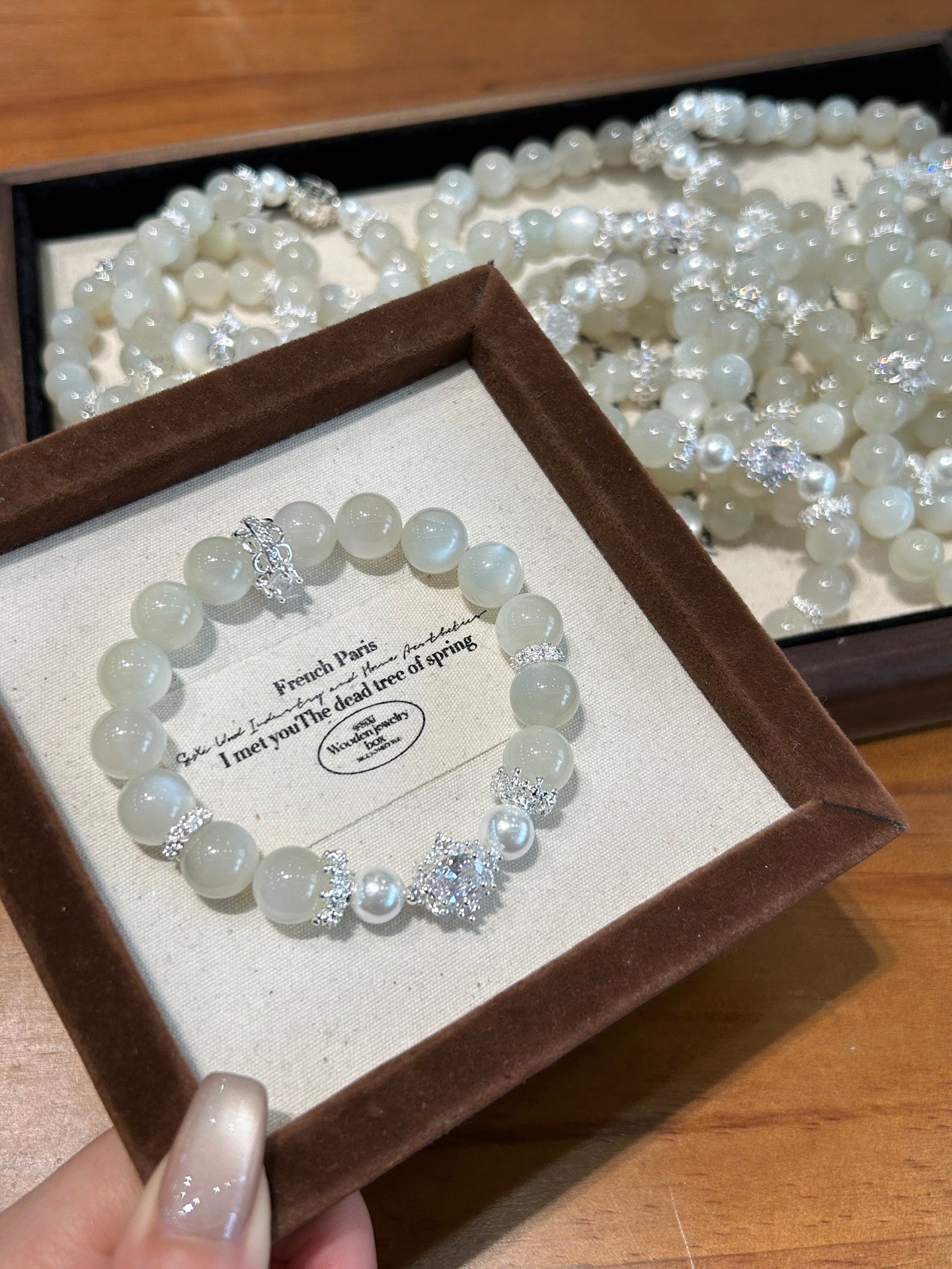White moonstone jewelry to balance emotions and energy