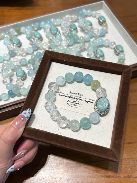 Handmade crystal bracelet for balance and inner voice