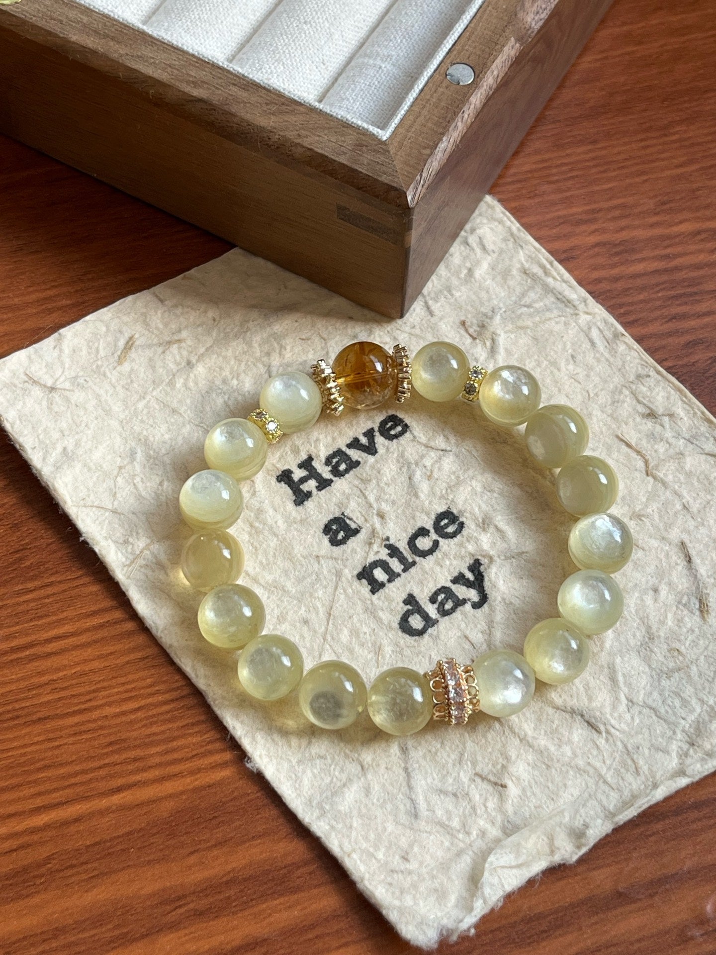 Yellow Citrine Bracelet