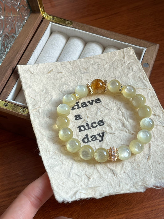 Yellow Citrine Bracelet