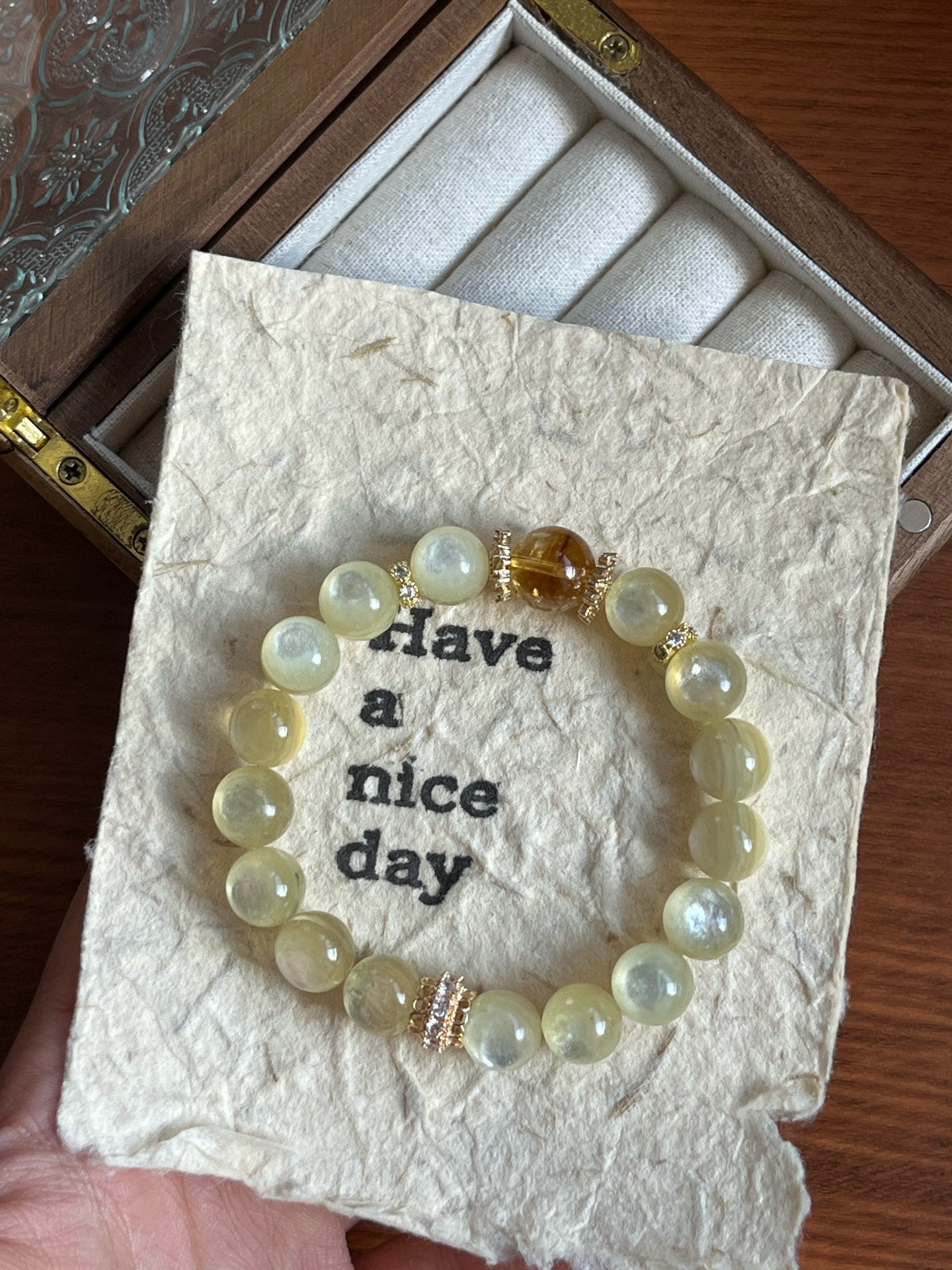Yellow Citrine Bracelet