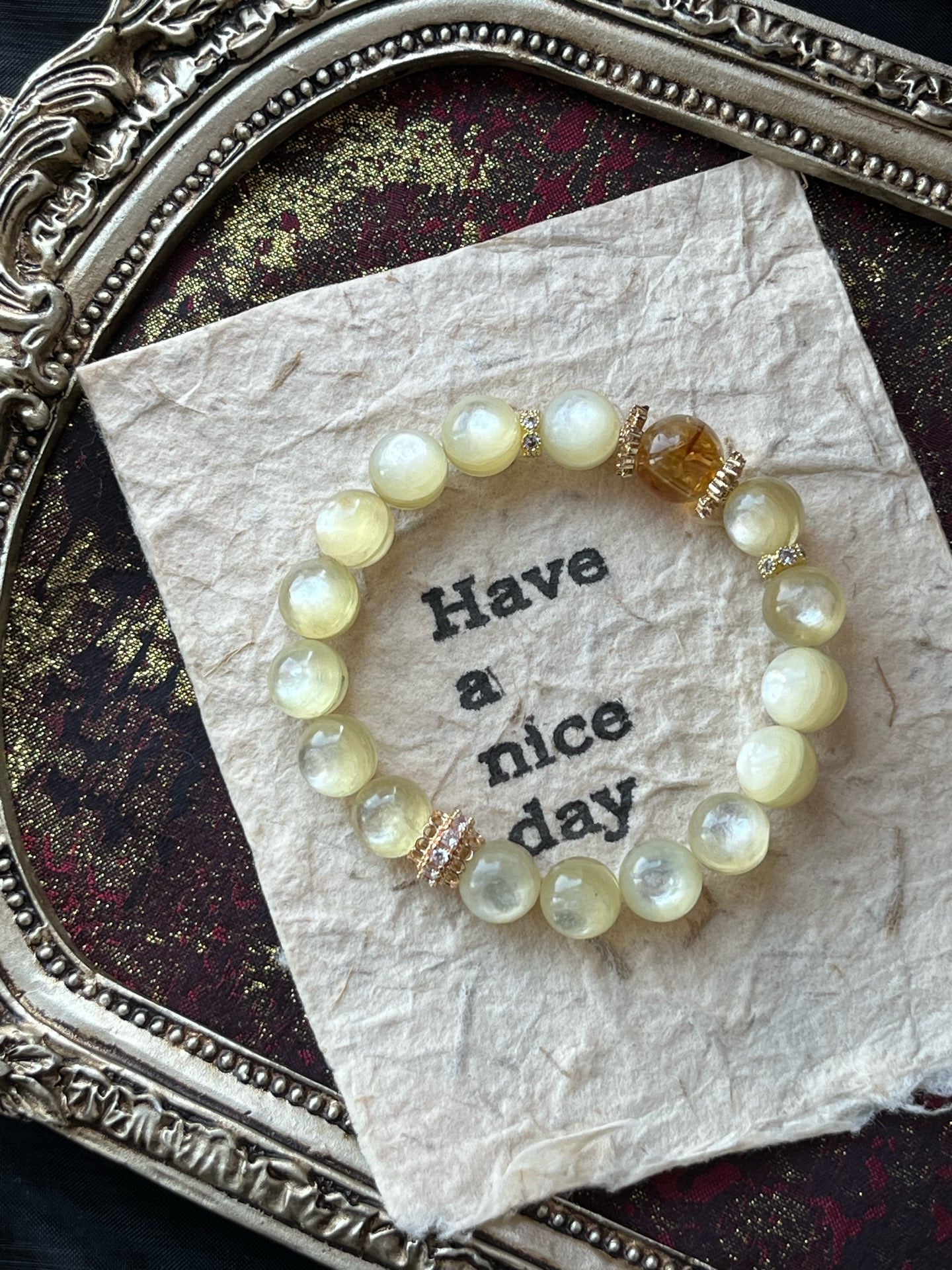 Yellow Citrine Bracelet