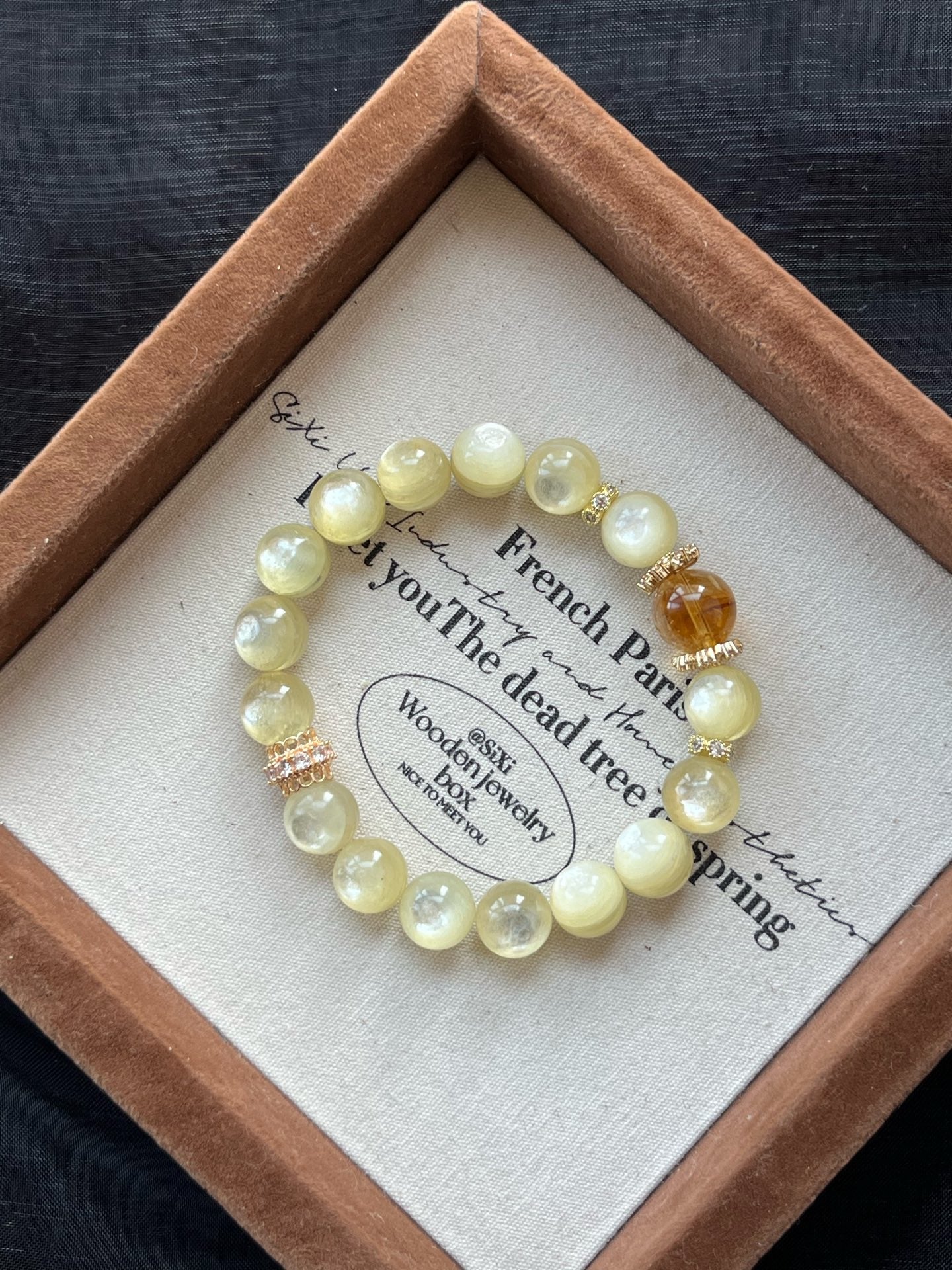 Yellow Citrine Bracelet