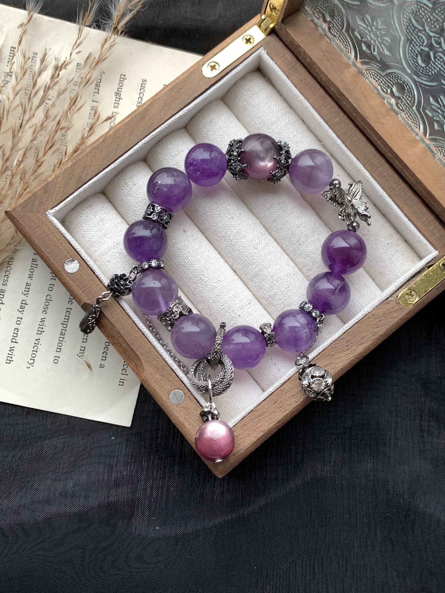 Amethyst Crystal Bracelet