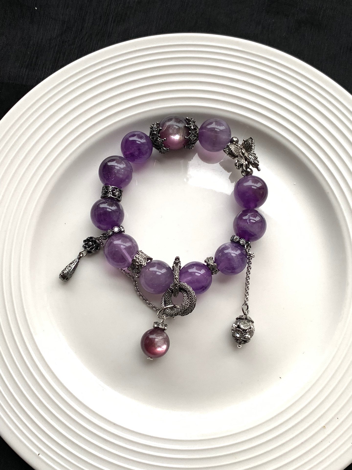 Amethyst Crystal Bracelet