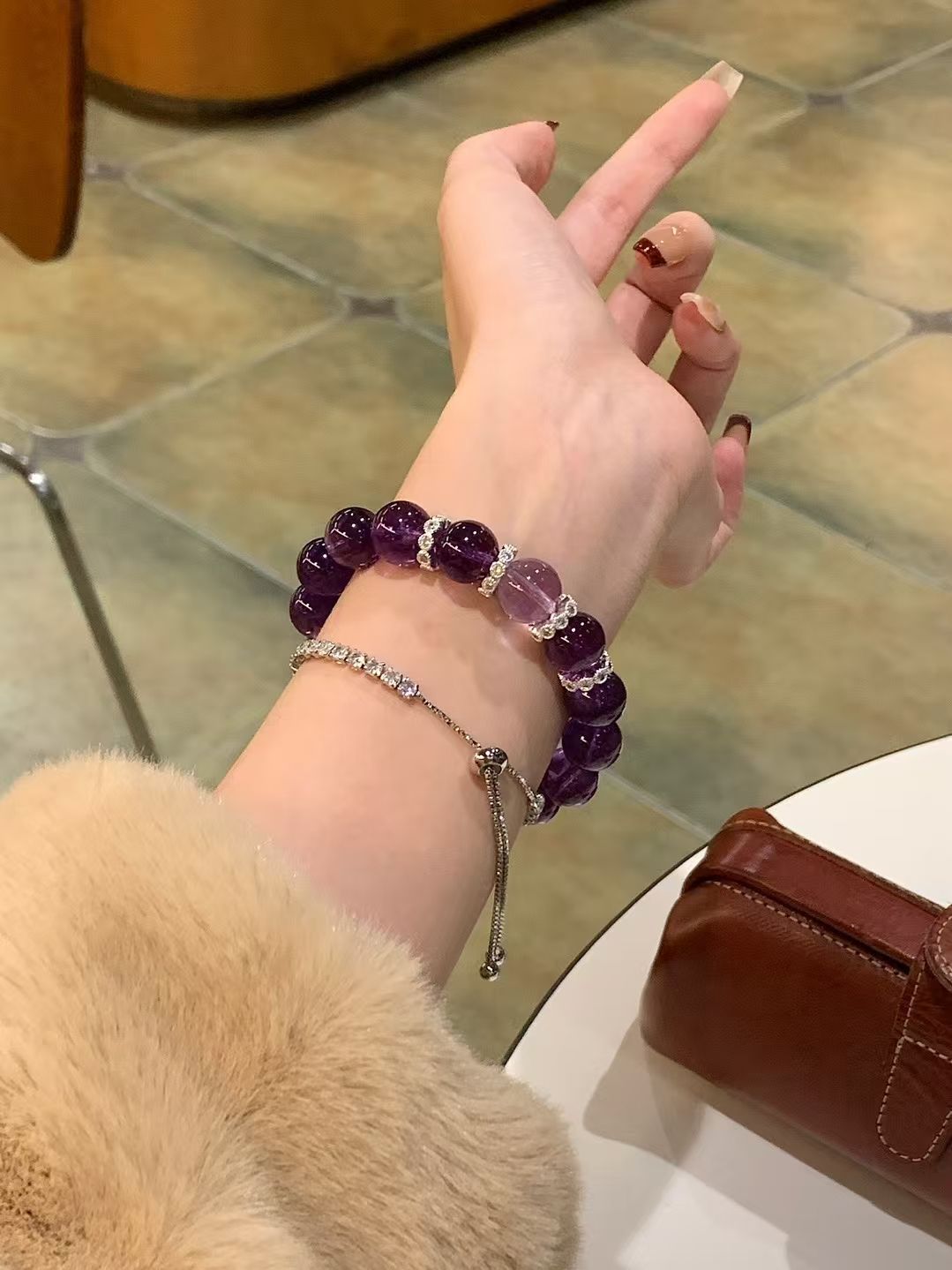 Amethyst Crystal Bracelet