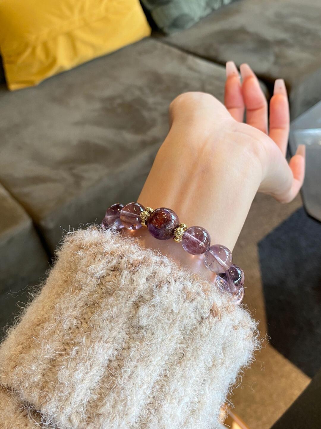 Super Seven Amethyst Bracelet
