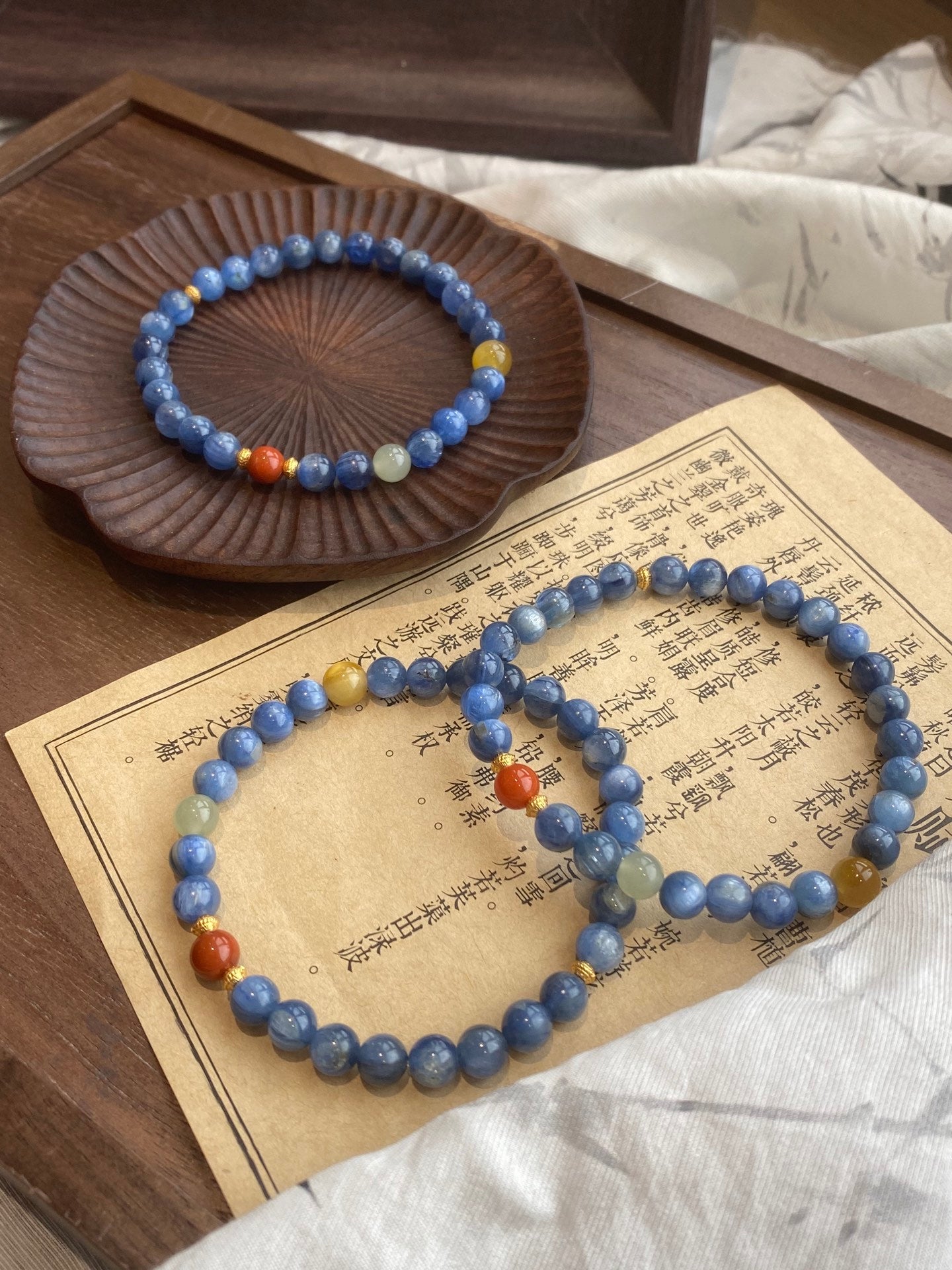 Celestial Insight Kyanite Bracelet – Intuition, Energy & Lucky Flow