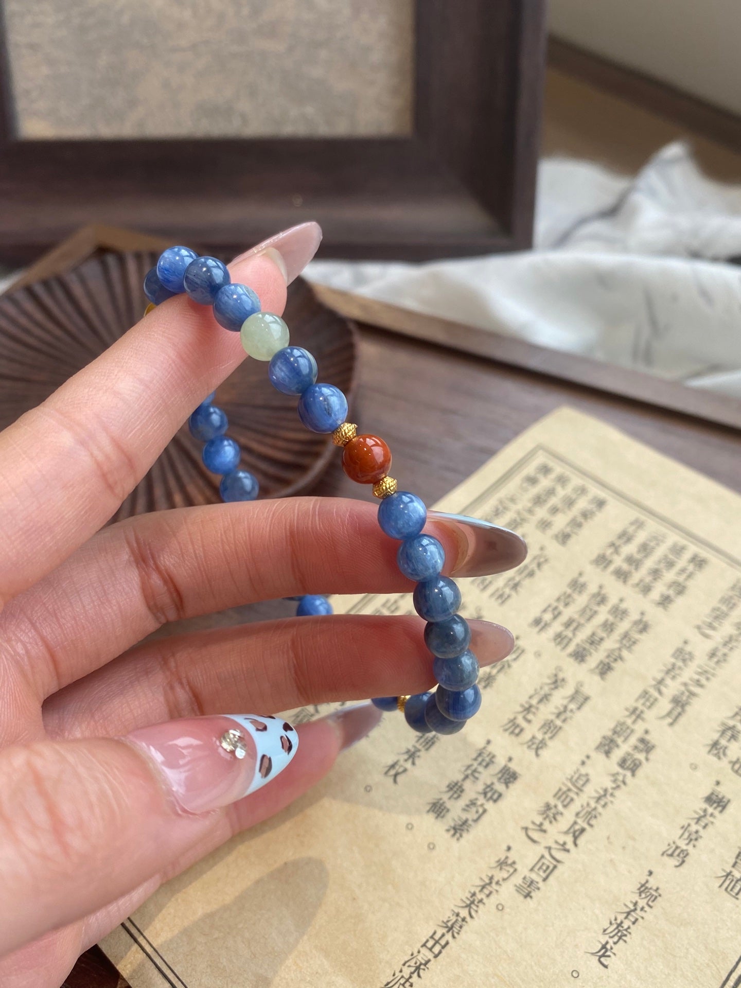 Celestial Insight Kyanite Bracelet – Intuition, Energy & Lucky Flow